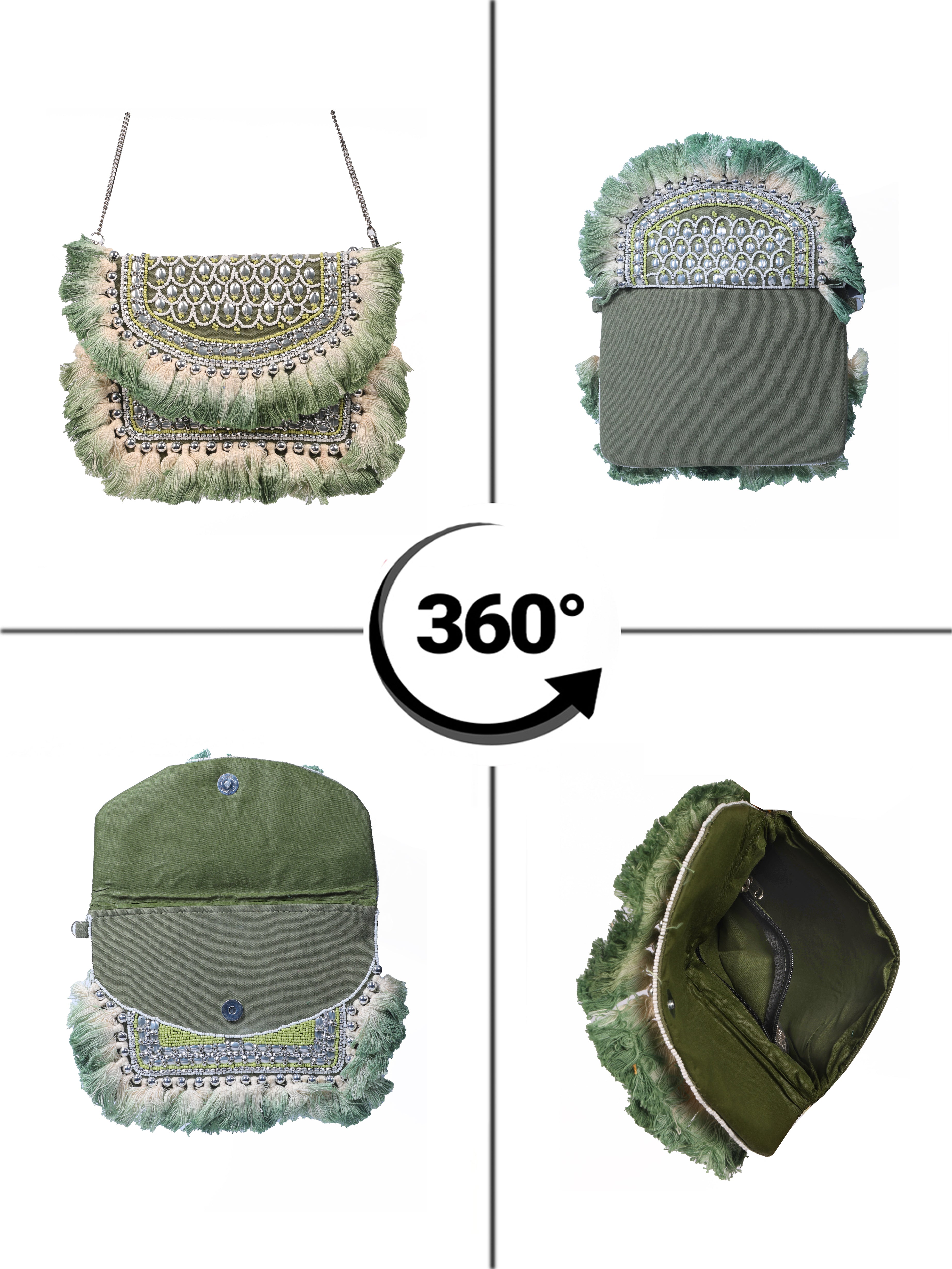 VRPS Banjara Boho Bag | Handcrafted Ethnic Bag | SWIS-1878 | Additional Angle