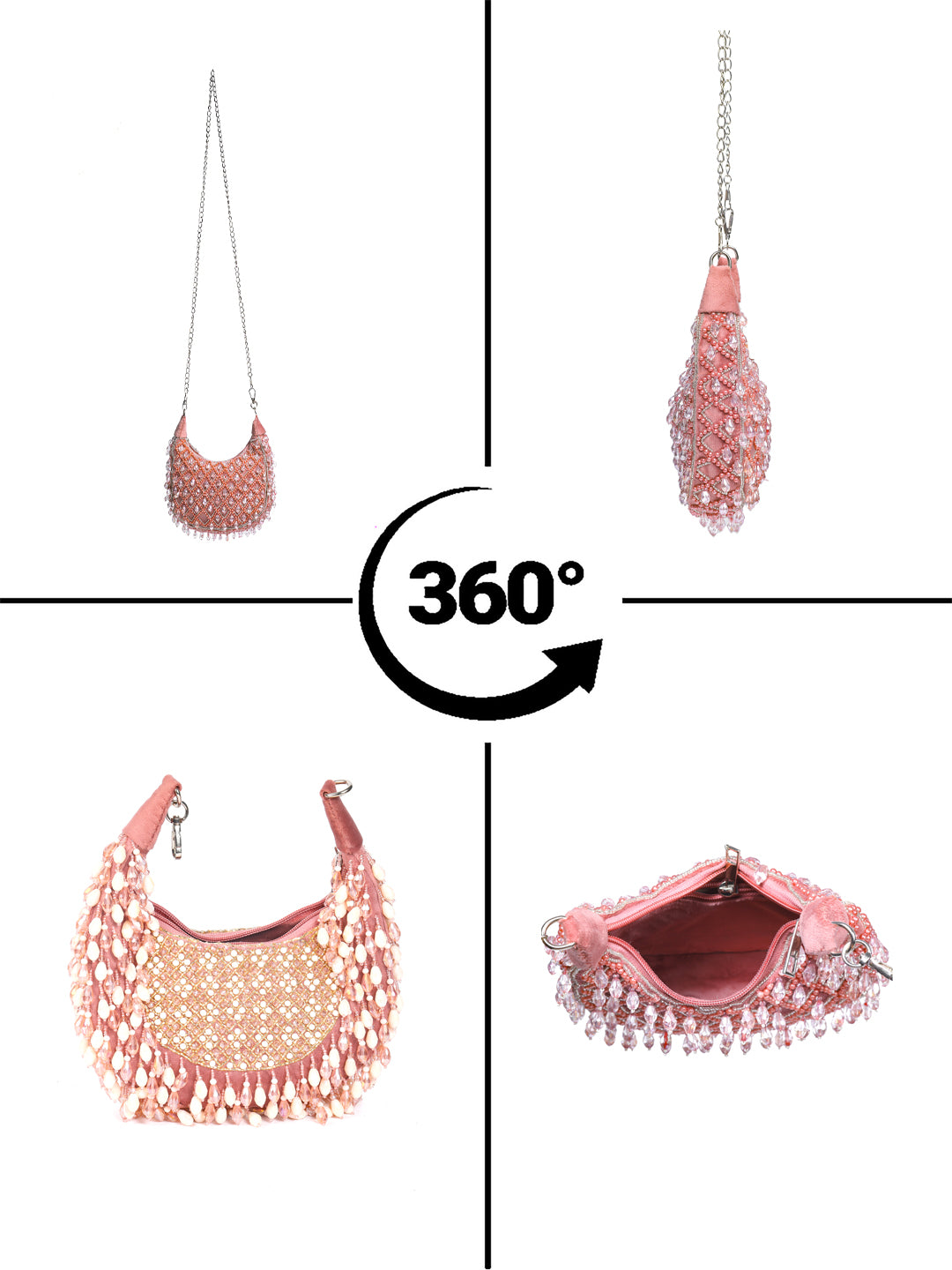 VRPS Moon Clutch | Handcrafted Ethnic Bag | SWIS-1443