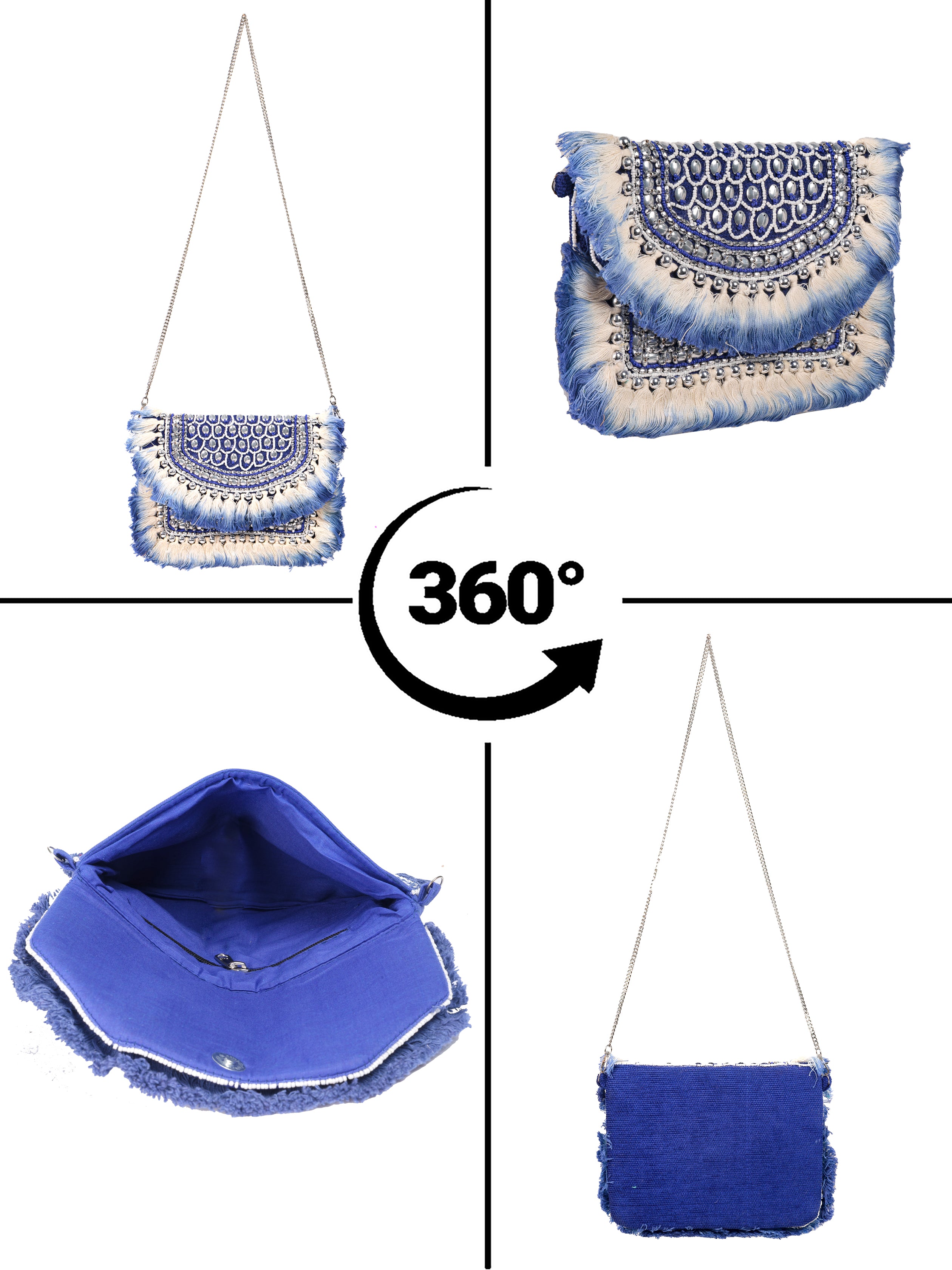 VRPS Banjara Boho Bag | Handcrafted Ethnic Bag | SWIS-1732 | Additional Angle