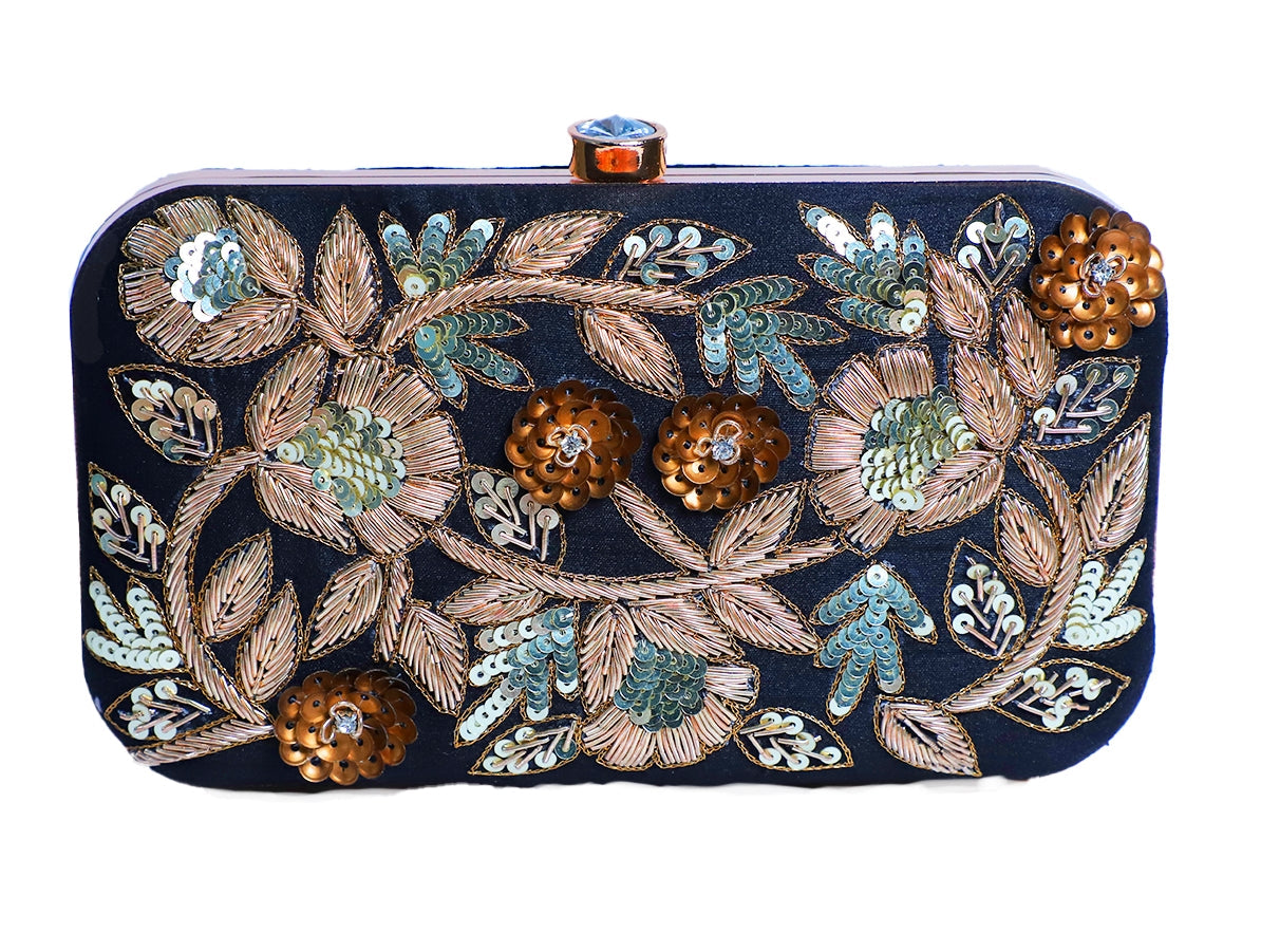 VRPS Embroidered Clutch | Handcrafted Ethnic Bag | SWIS-97
