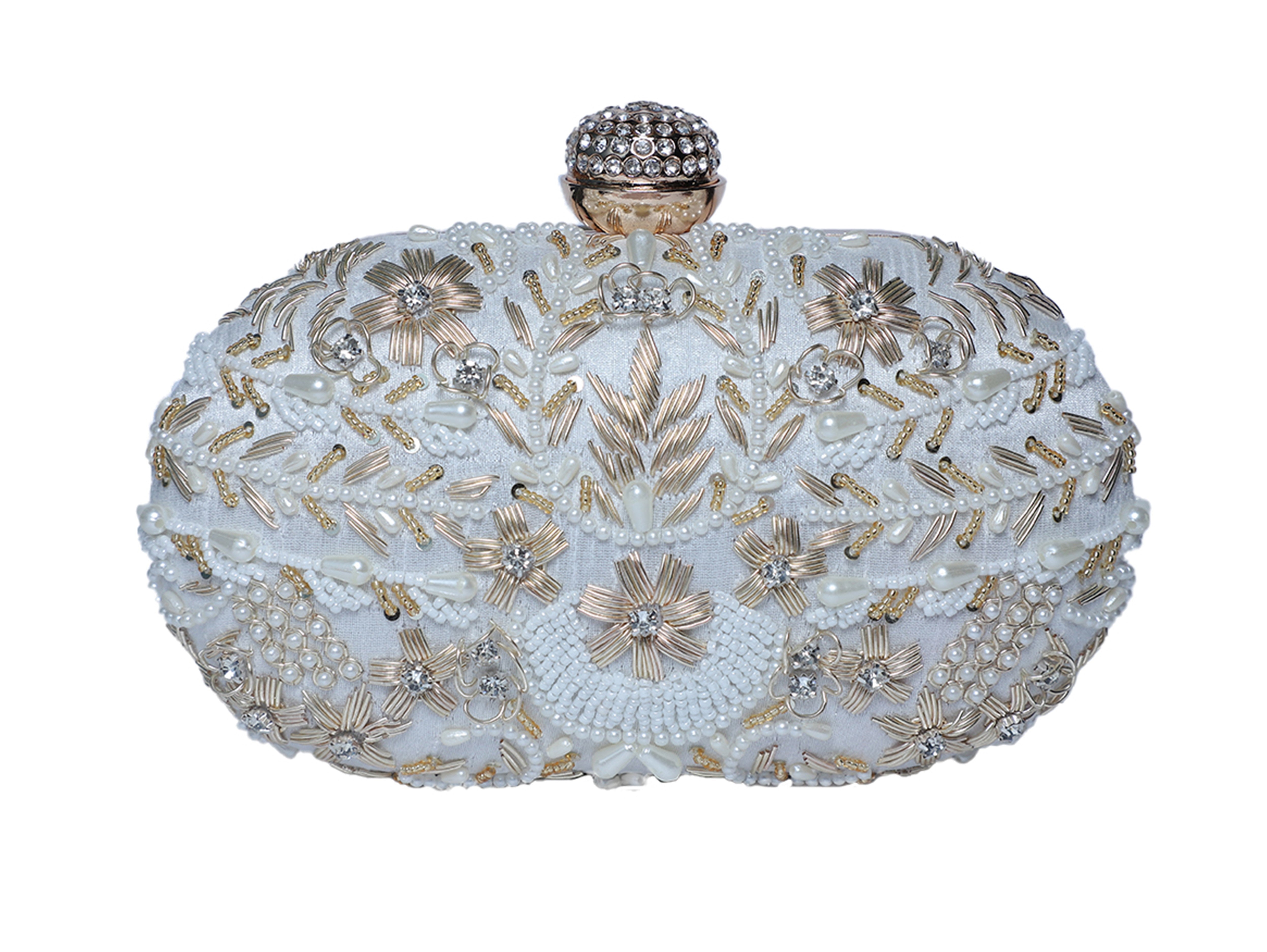 VRPS Embroidered Clutch | Handcrafted VRPS Embroidered Clutch | SWIS-159