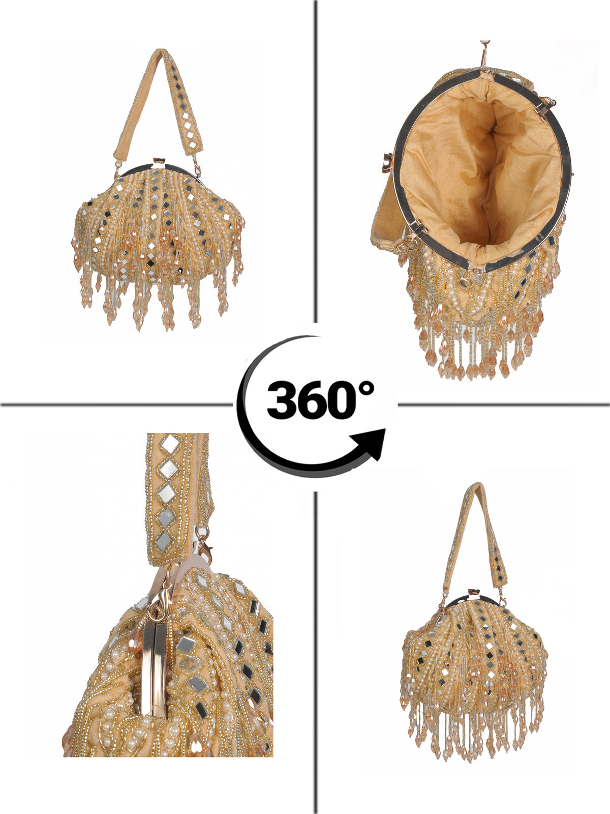 VRPS Batua Bag | Handcrafted Ethnic Bag | SWIS-1848 | Additional Angle