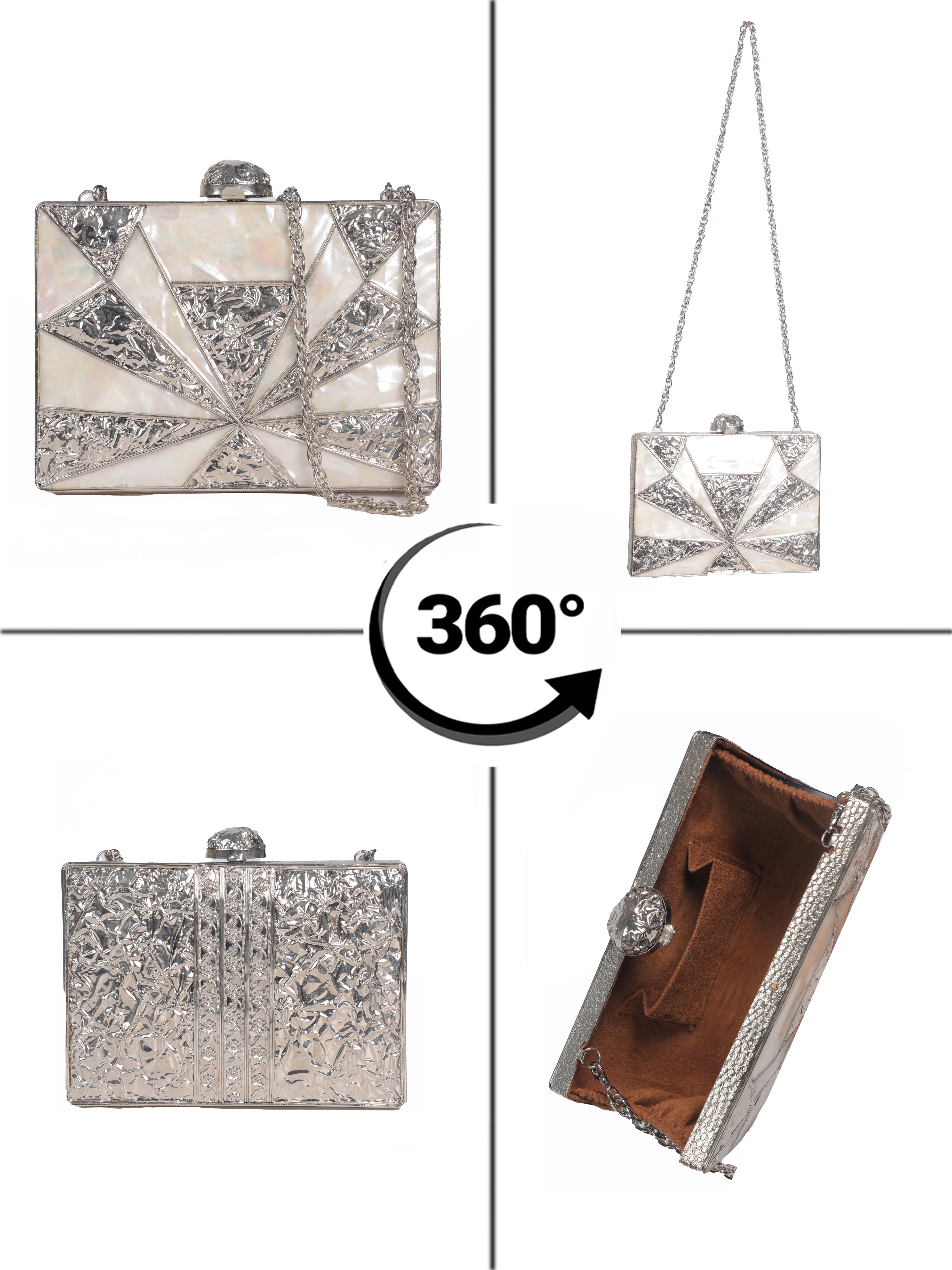 VRPS MOP Clutch | Handcrafted Ethnic Bag | SWIS-2095 | Additional Angle