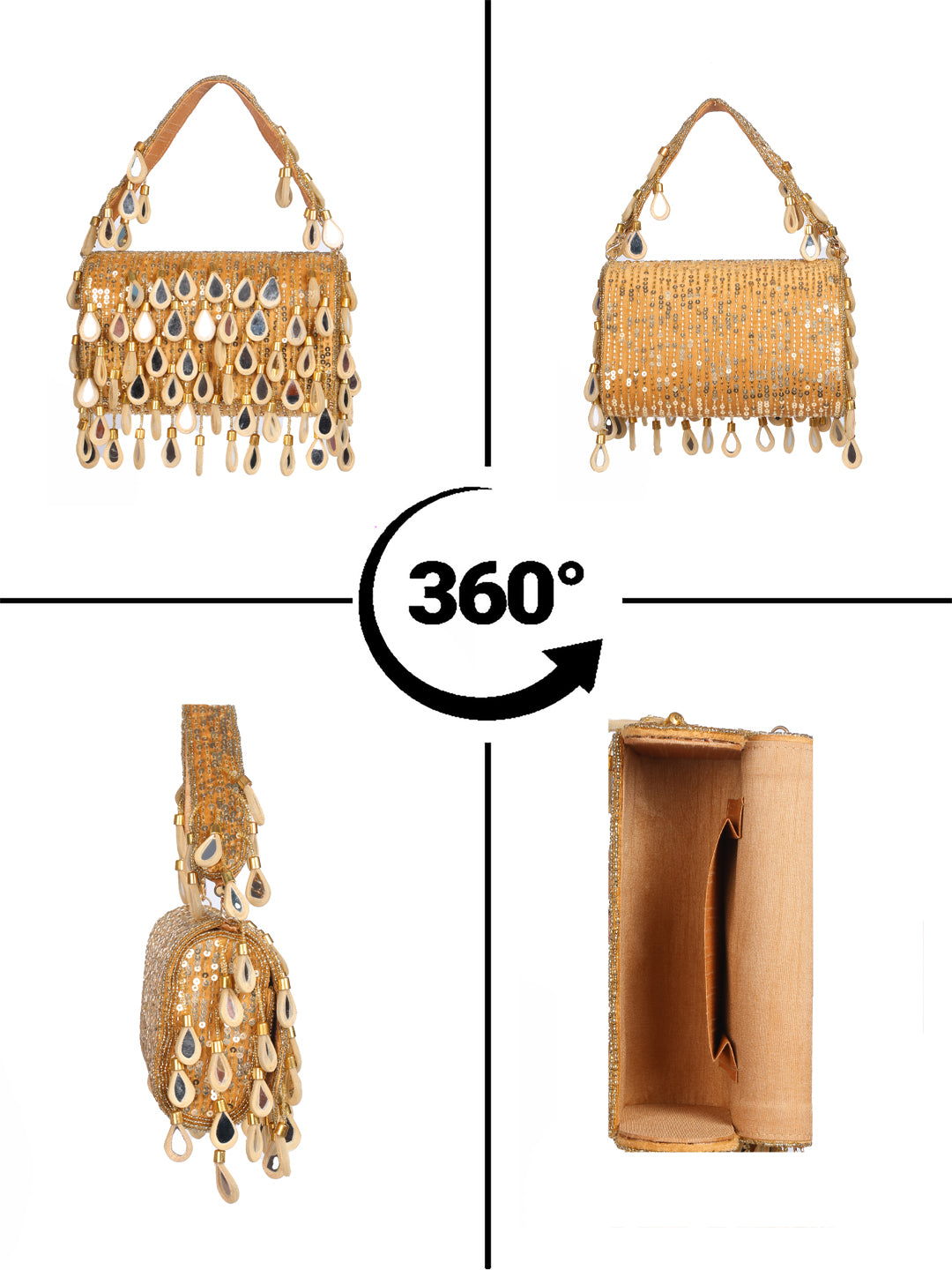 VRPS Flap Bag | Handcrafted Ethnic Bag | SWIS-1462 | Additional Angle