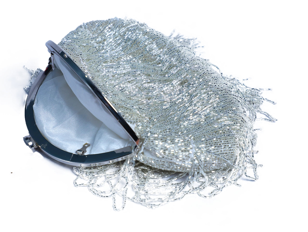 Silver Katdana Work Batua Bag