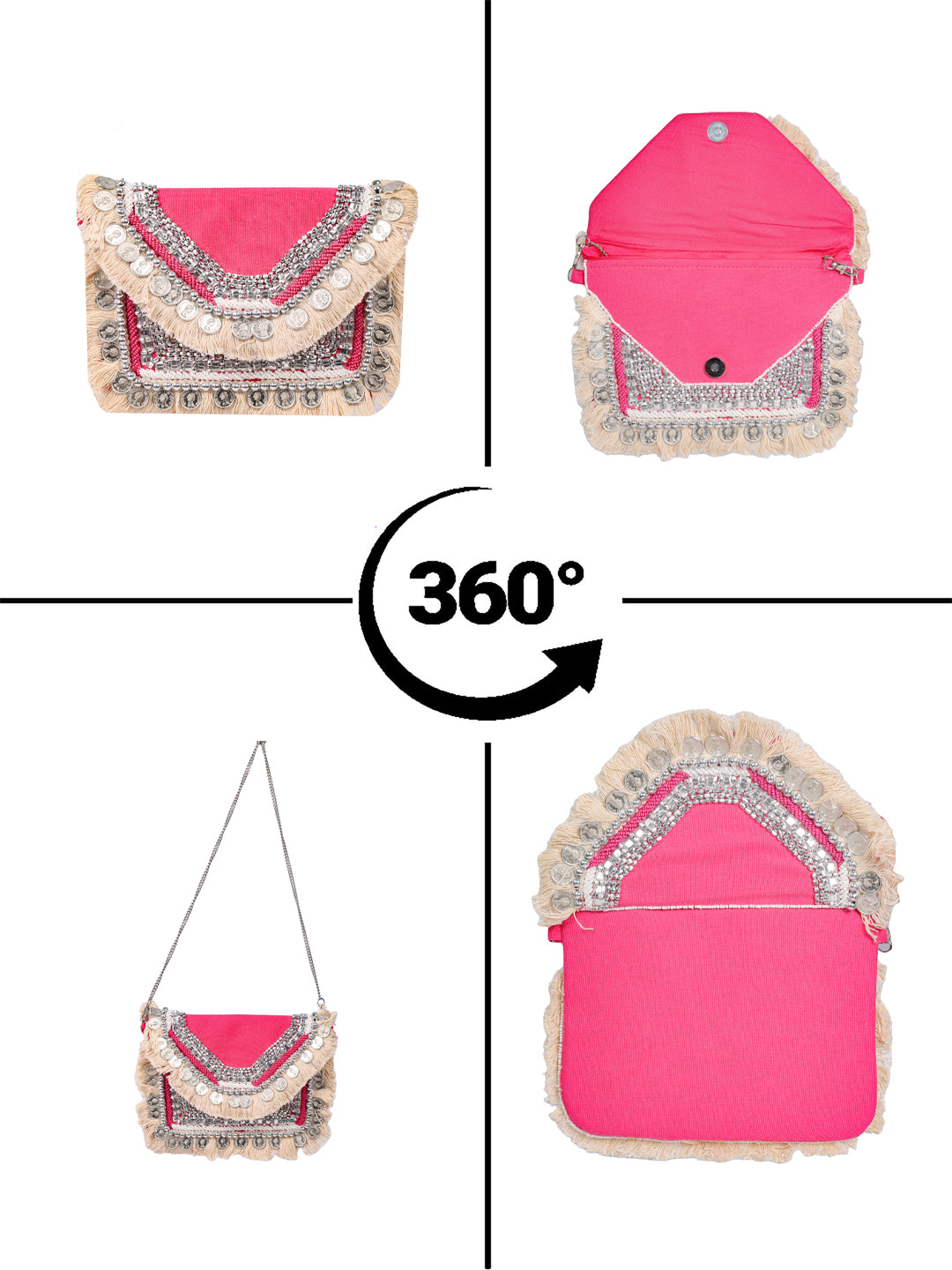 VRPS Banjara Boho Bag | Handcrafted Ethnic Bag | SWIS-2076 | Additional Angle