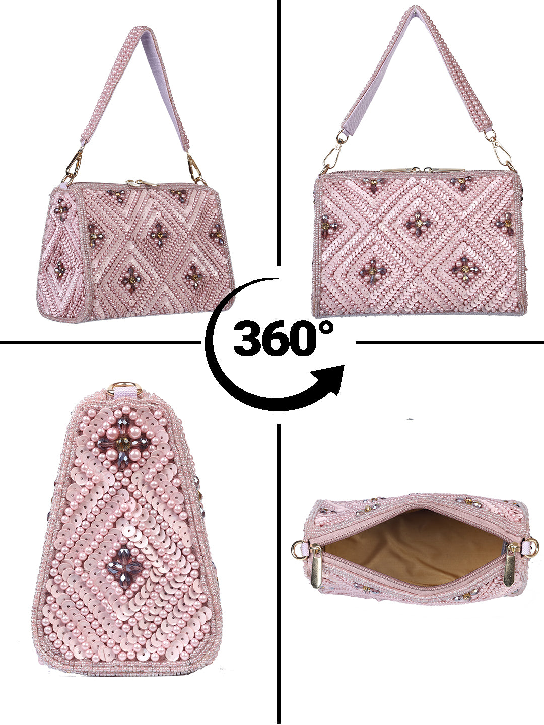 VRPS Flap Bag | Handcrafted Ethnic Bag | SWIS-2612 | Additional Angle