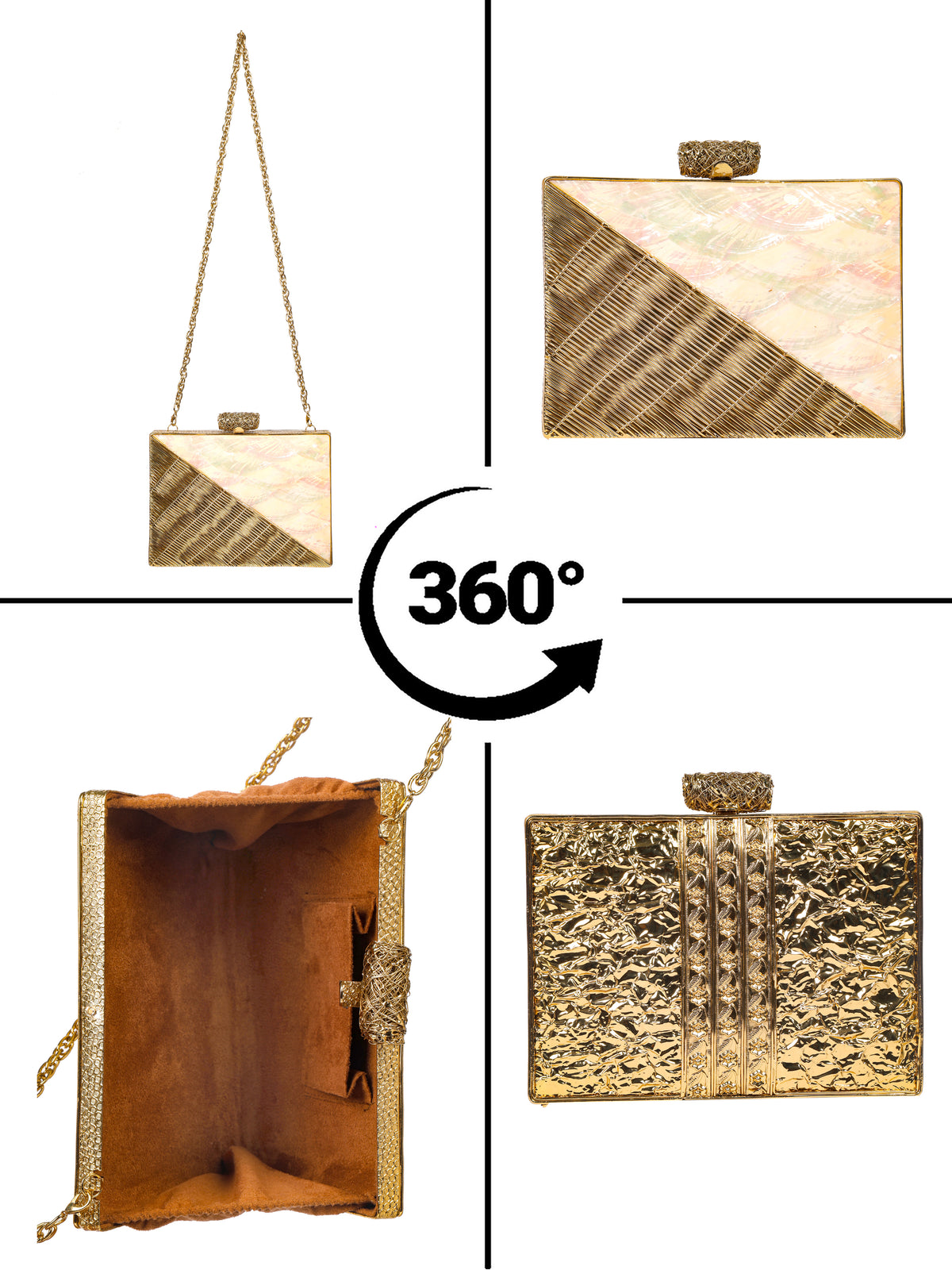 VRPS MOP Clutch | Handcrafted Ethnic Bag | SWIS-2071 | Additional Angle