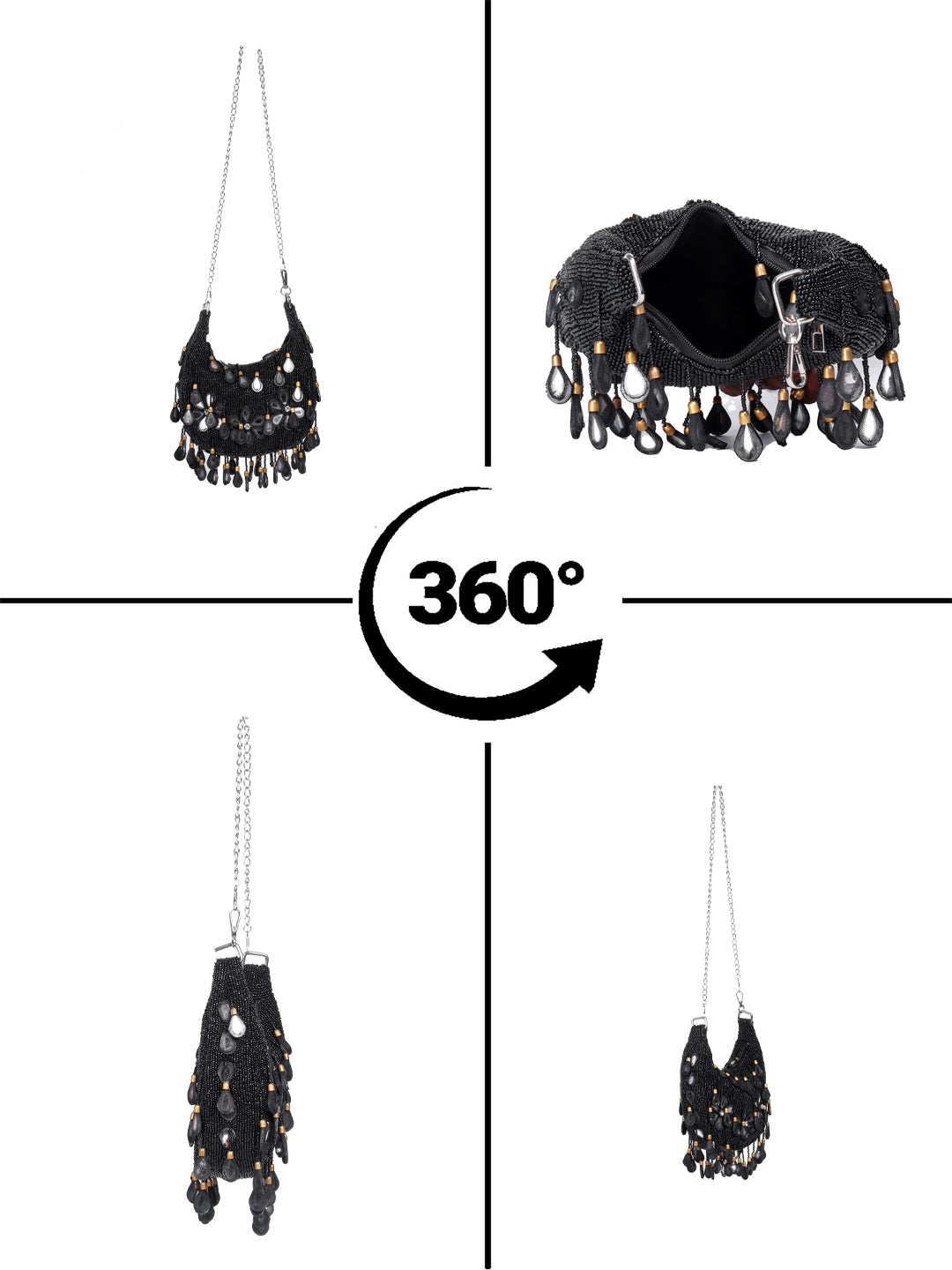 VRPS Moon Bags | Handcrafted Ethnic Bag | SWIS-2087 | Additional Angle