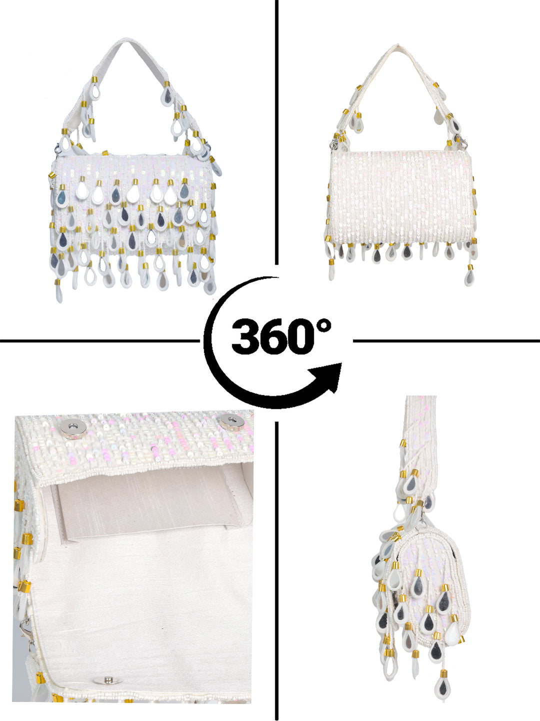 VRPS Flap Bag | Handcrafted Ethnic Bag | SWIS-2072 | Additional Angle