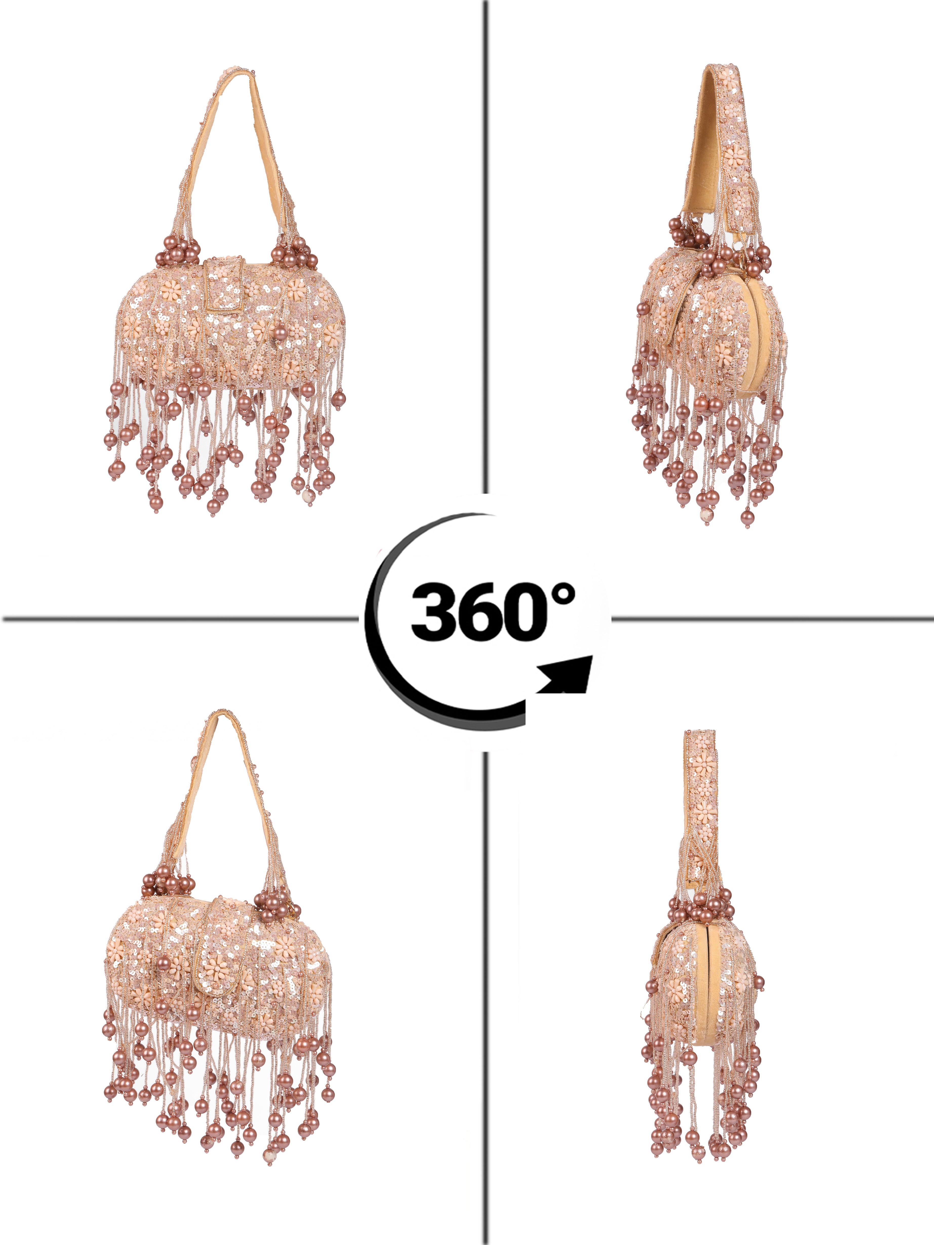VRPS Embroidered Clutch | Handcrafted Ethnic Bag | SWIS-2093 | Additional Angle