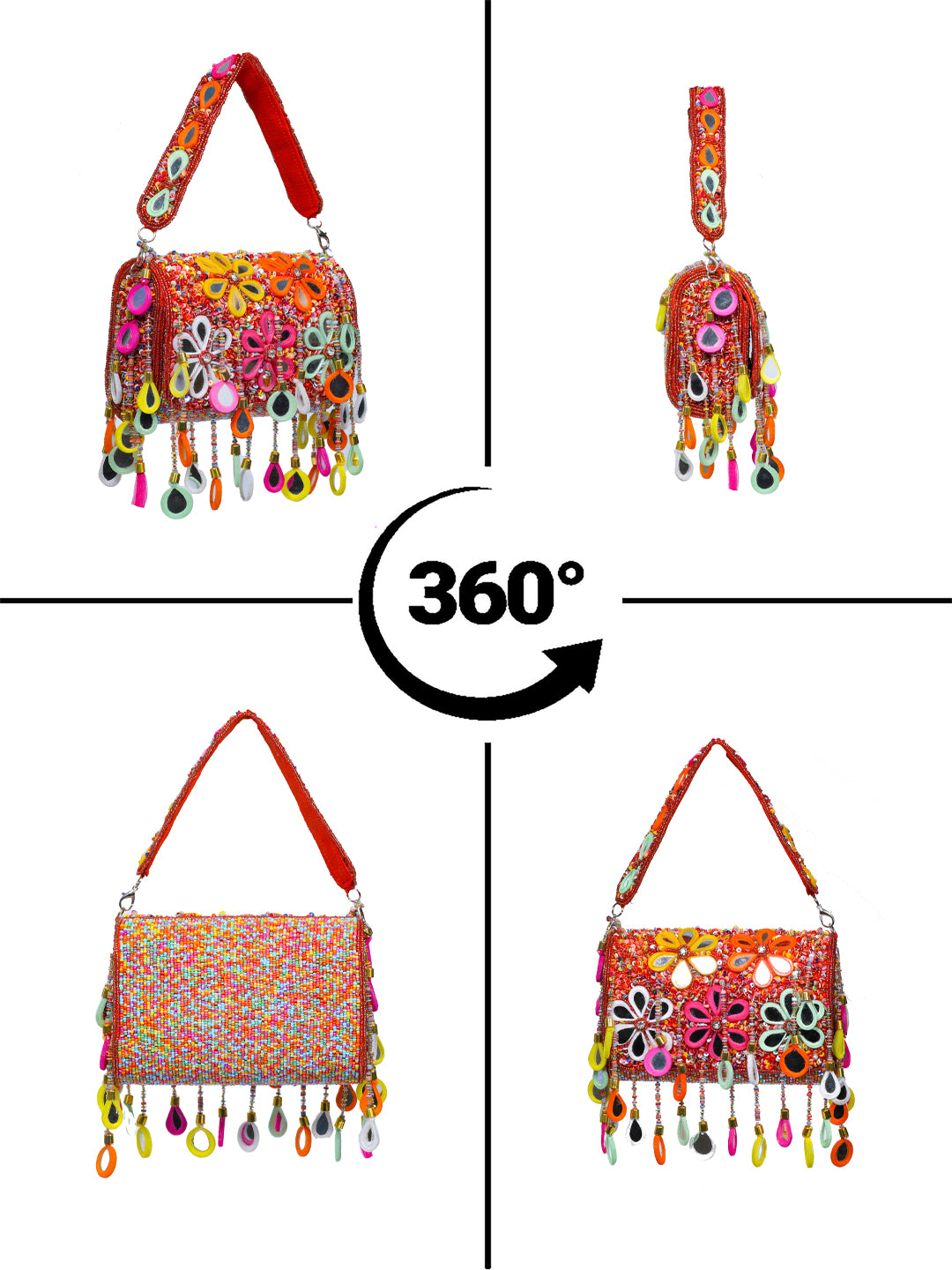VRPS Flap Bag | Handcrafted Ethnic Bag | SWIS-1547