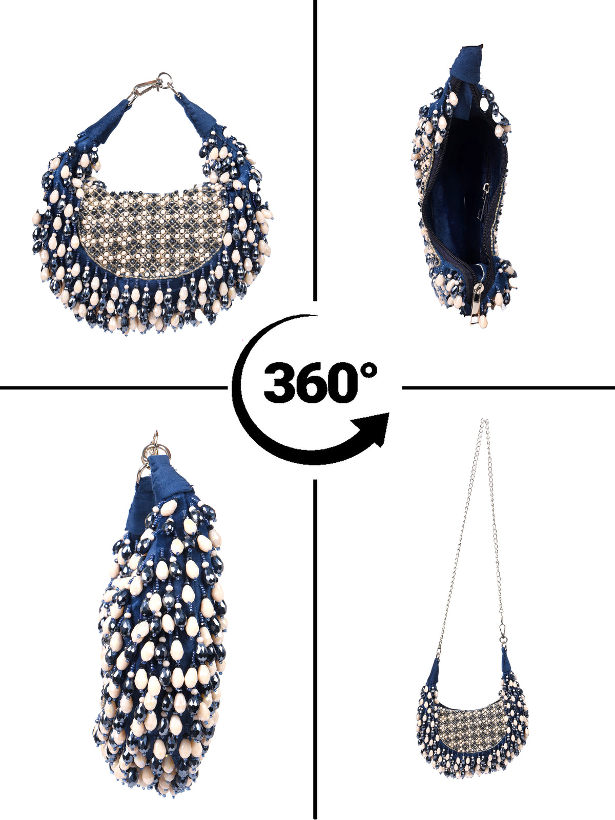 VRPS Moon Bags | Handcrafted Ethnic Bag | SWIS-1445 | Additional Angle