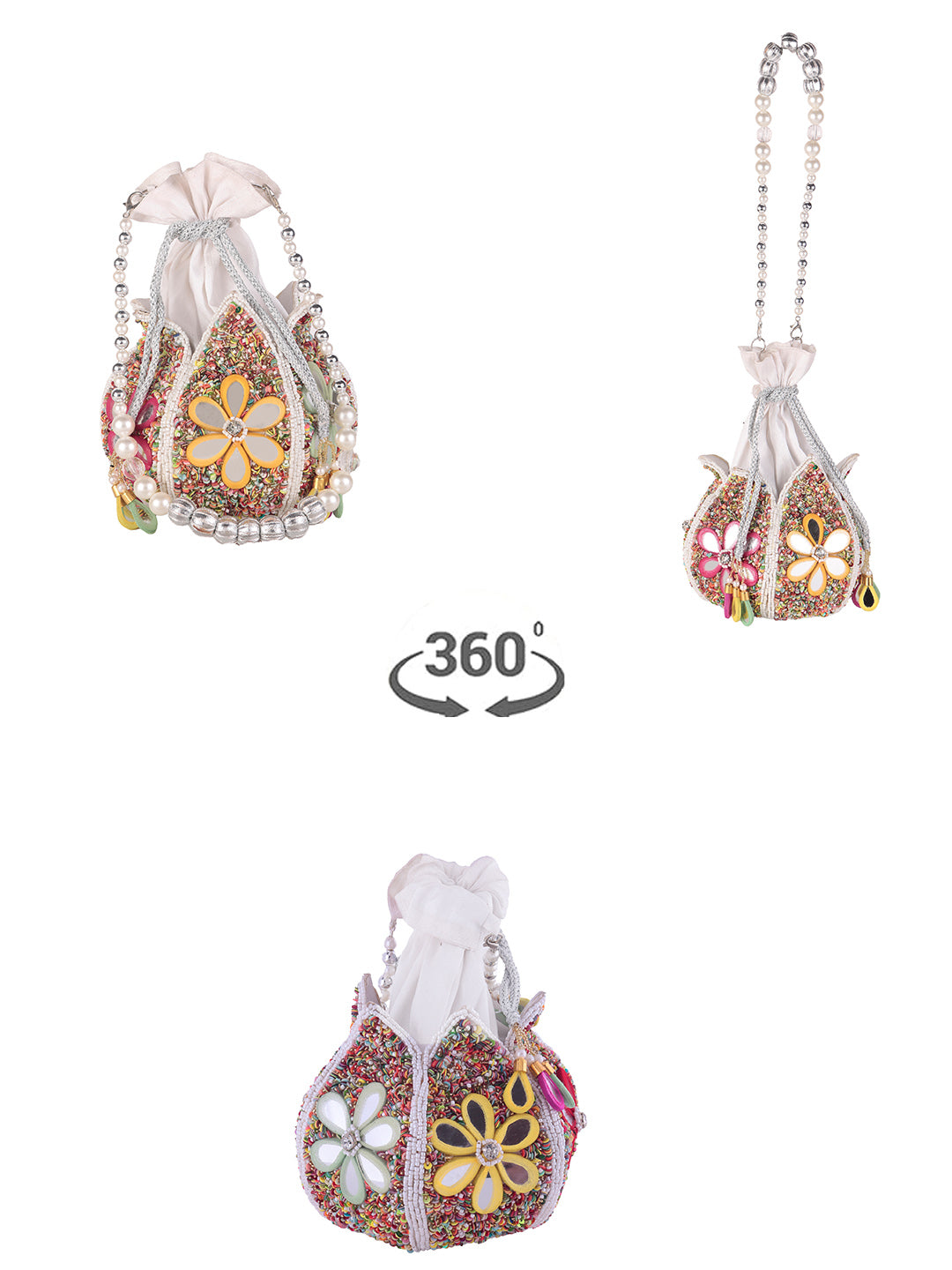 VRPS Lotus Potli | Handcrafted Ethnic Bag | SWIS-1656
