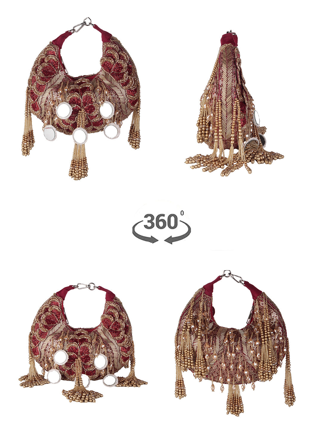 VRPS Moon Clutch | Handcrafted Ethnic Bag | SWIS-1531