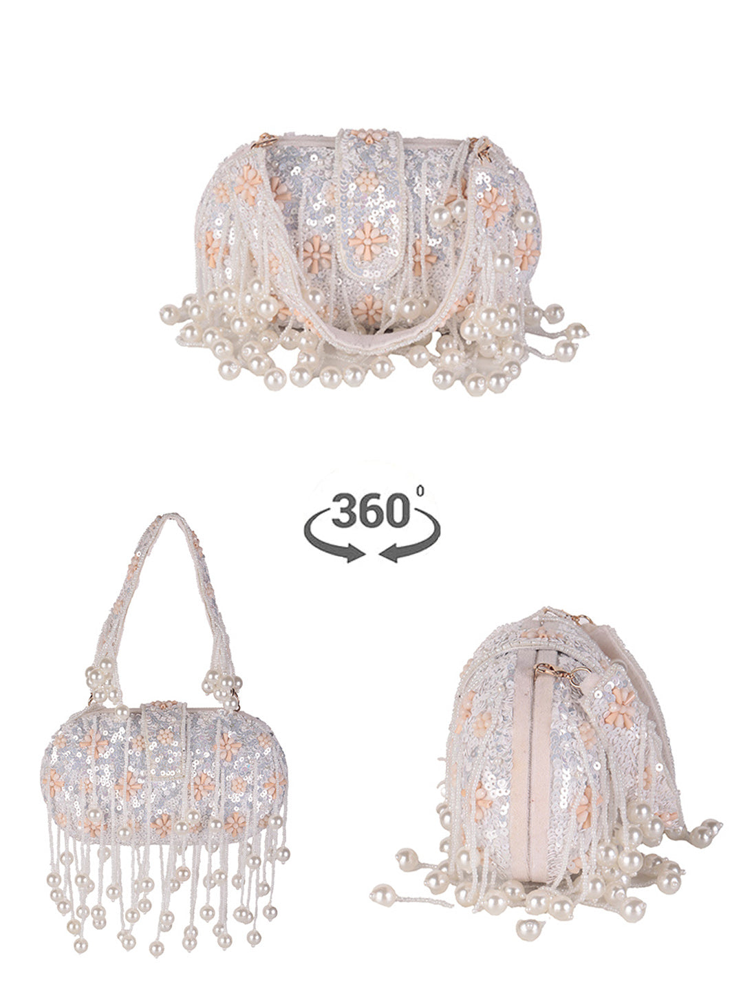 VRPS Embroidered Clutch | Handcrafted Ethnic Bag | SWIS-1680 | Additional Angle