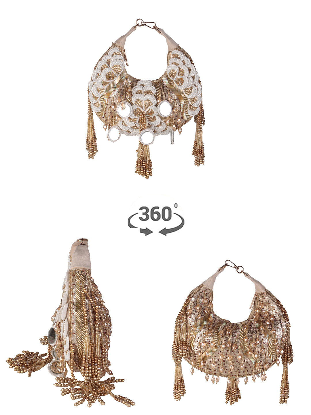 VRPS Moon Clutch | Handcrafted Ethnic Bag | SWIS-1526