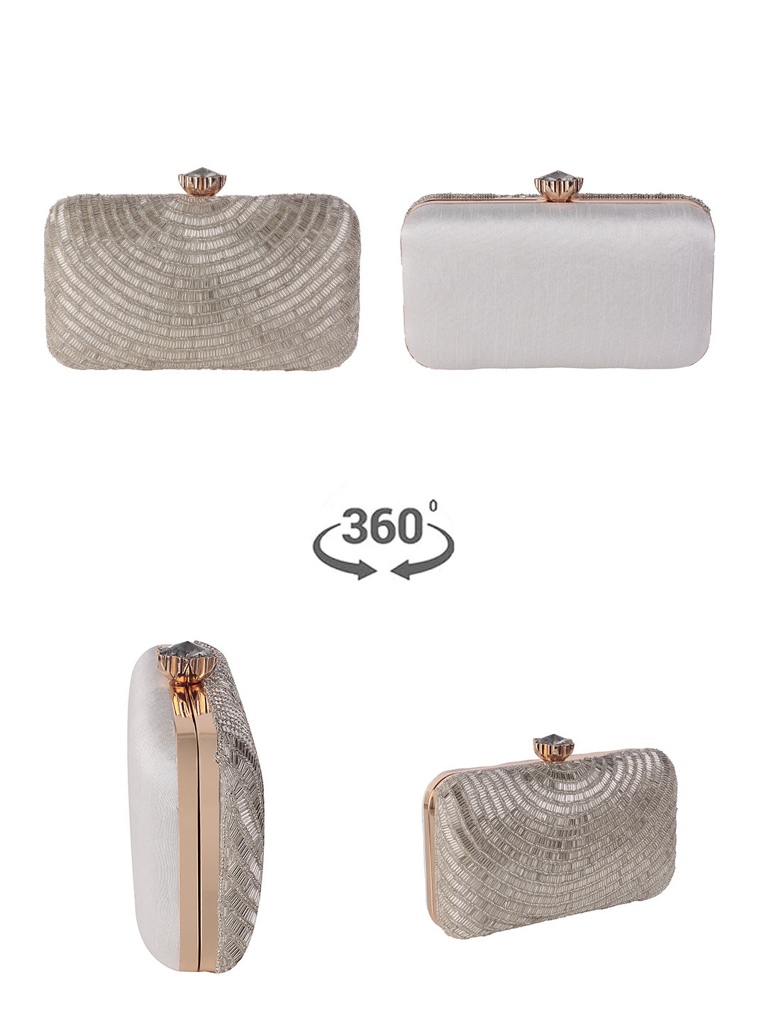 VRPS Embroidered Clutch | Handcrafted Ethnic Bag | SWIS-1674