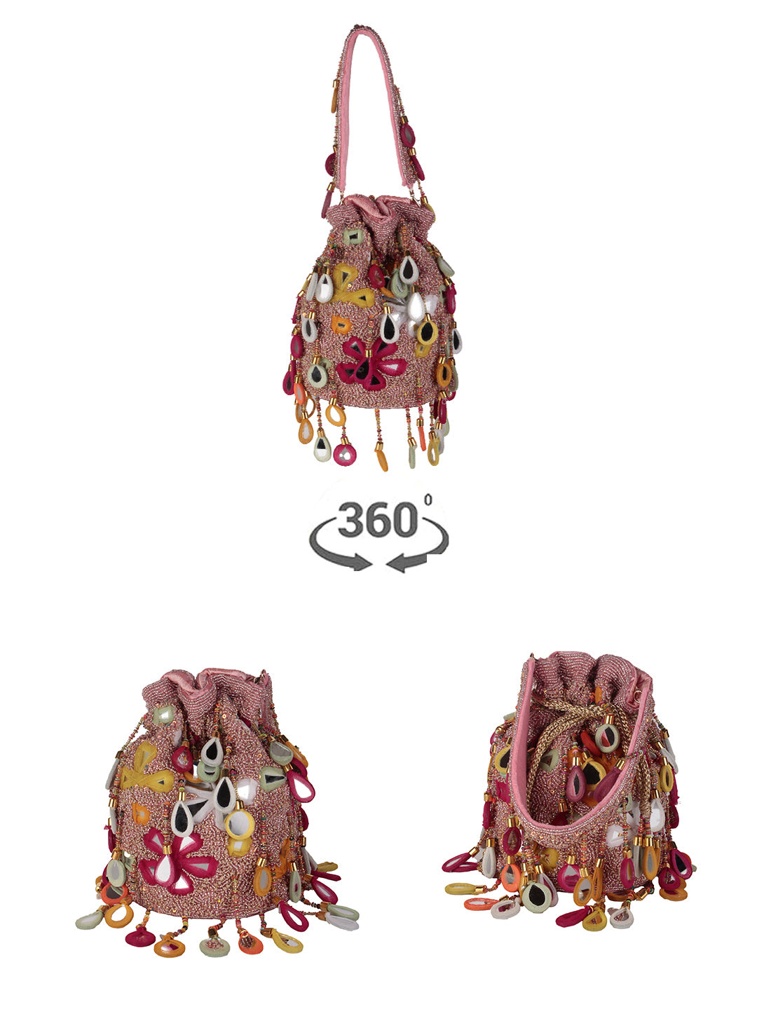 VRPS Potli Bag | Handcrafted Ethnic Bag | SWIS-1670 | Additional Angle