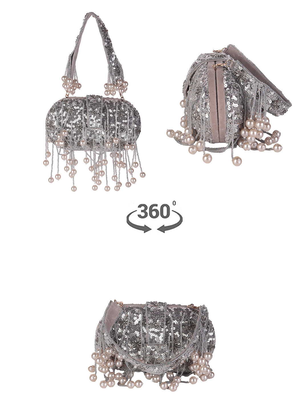 VRPS Embroidered Clutch | Handcrafted Ethnic Bag | SWIS-1681