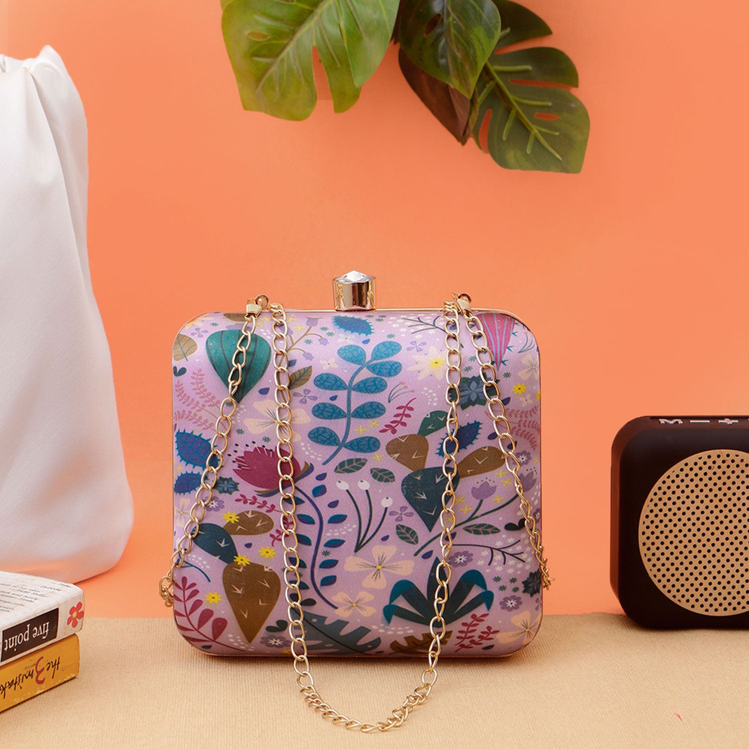 Swisni casual printed clutch bag