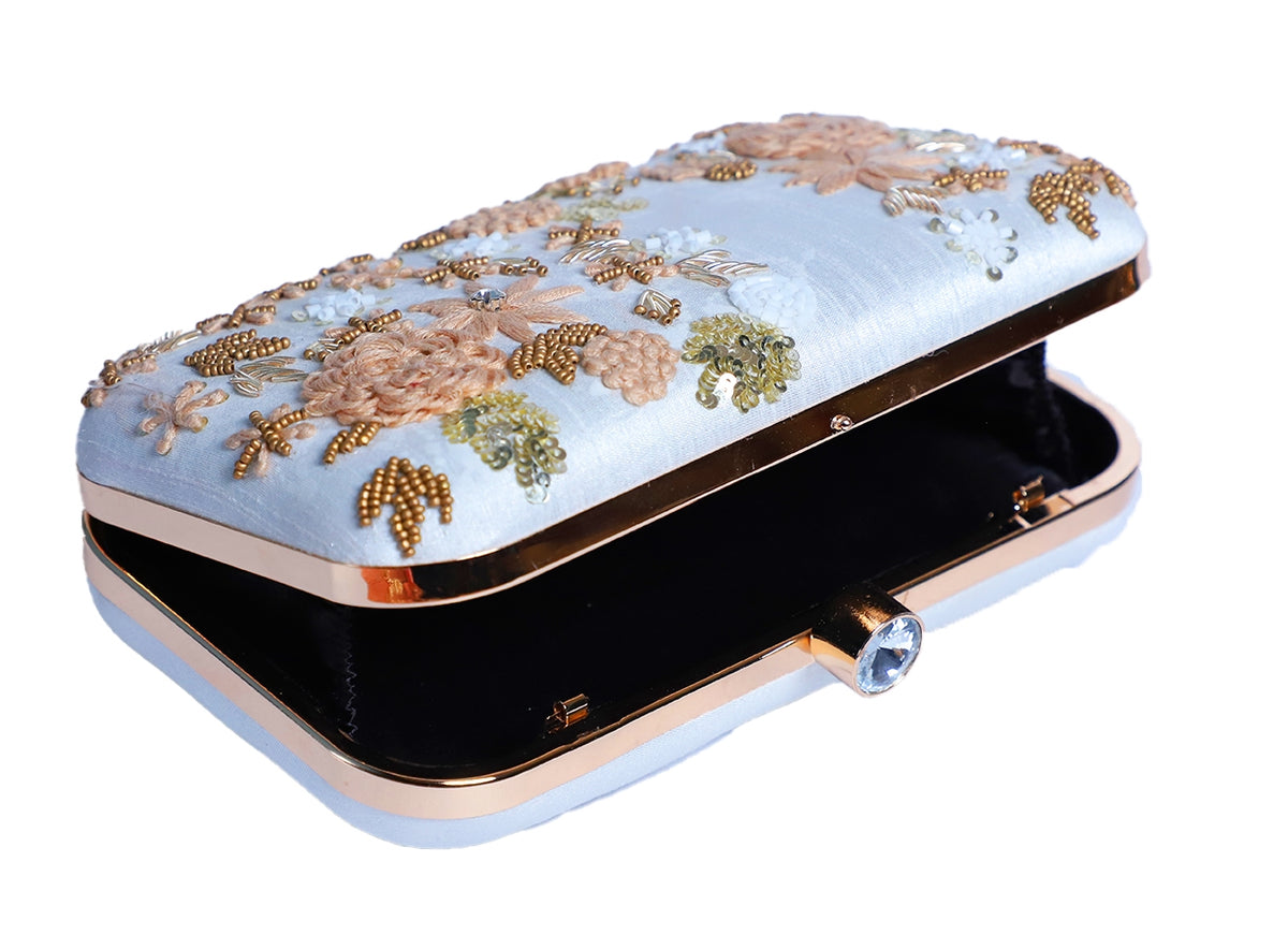 VRPS Embroidered Clutch | Handcrafted Ethnic Bag | SWIS-120 | Additional Angle