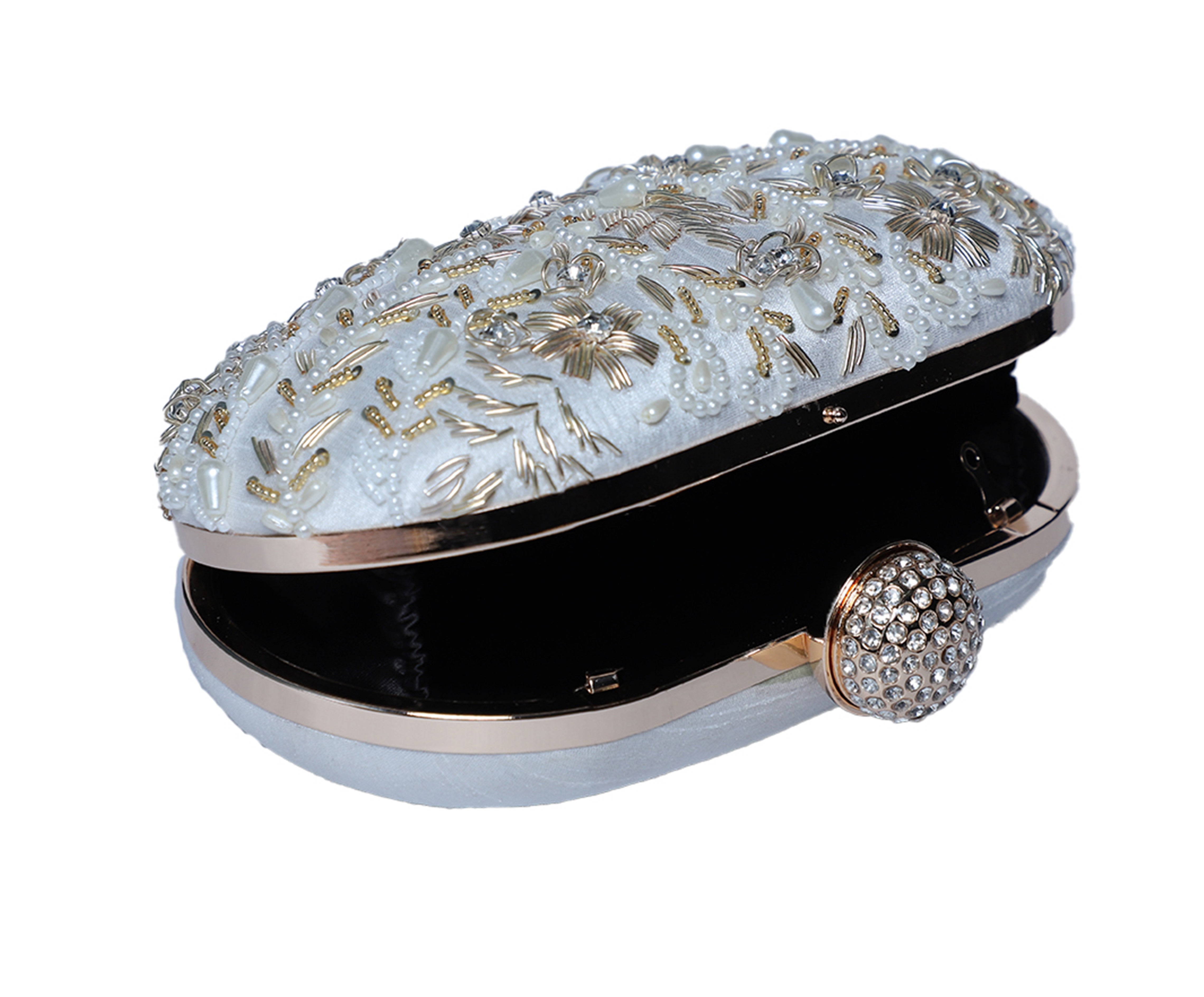 VRPS Embroidered Clutch | Handcrafted VRPS Embroidered Clutch | SWIS-159