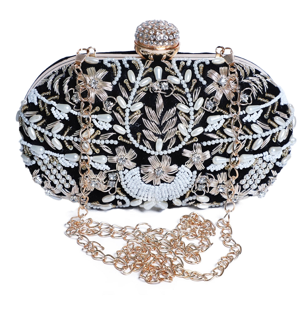VRPS Embroidered Clutch | Handcrafted VRPS Embroidered Clutch | SWIS-112