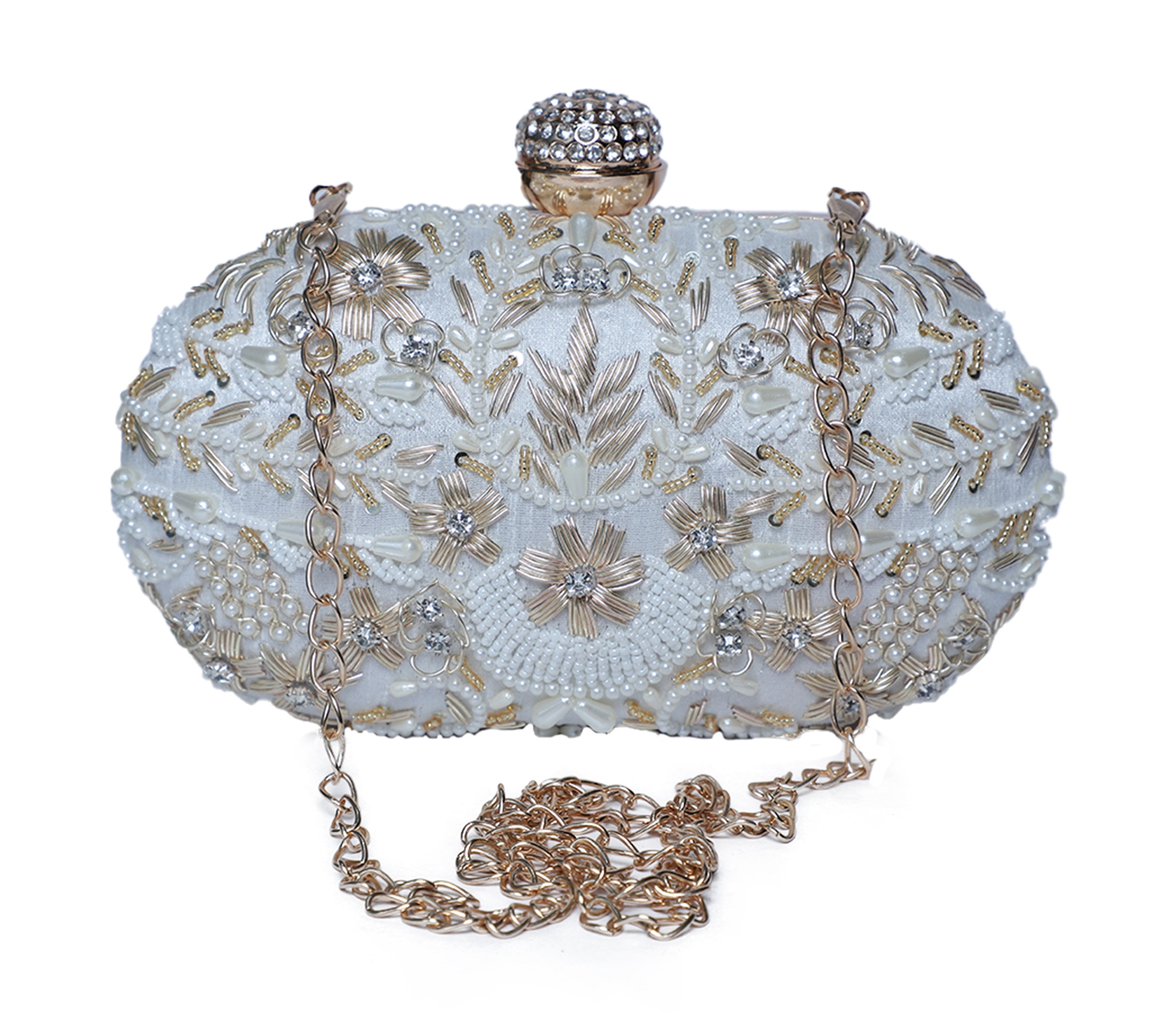 VRPS Embroidered Clutch | Handcrafted VRPS Embroidered Clutch | SWIS-159