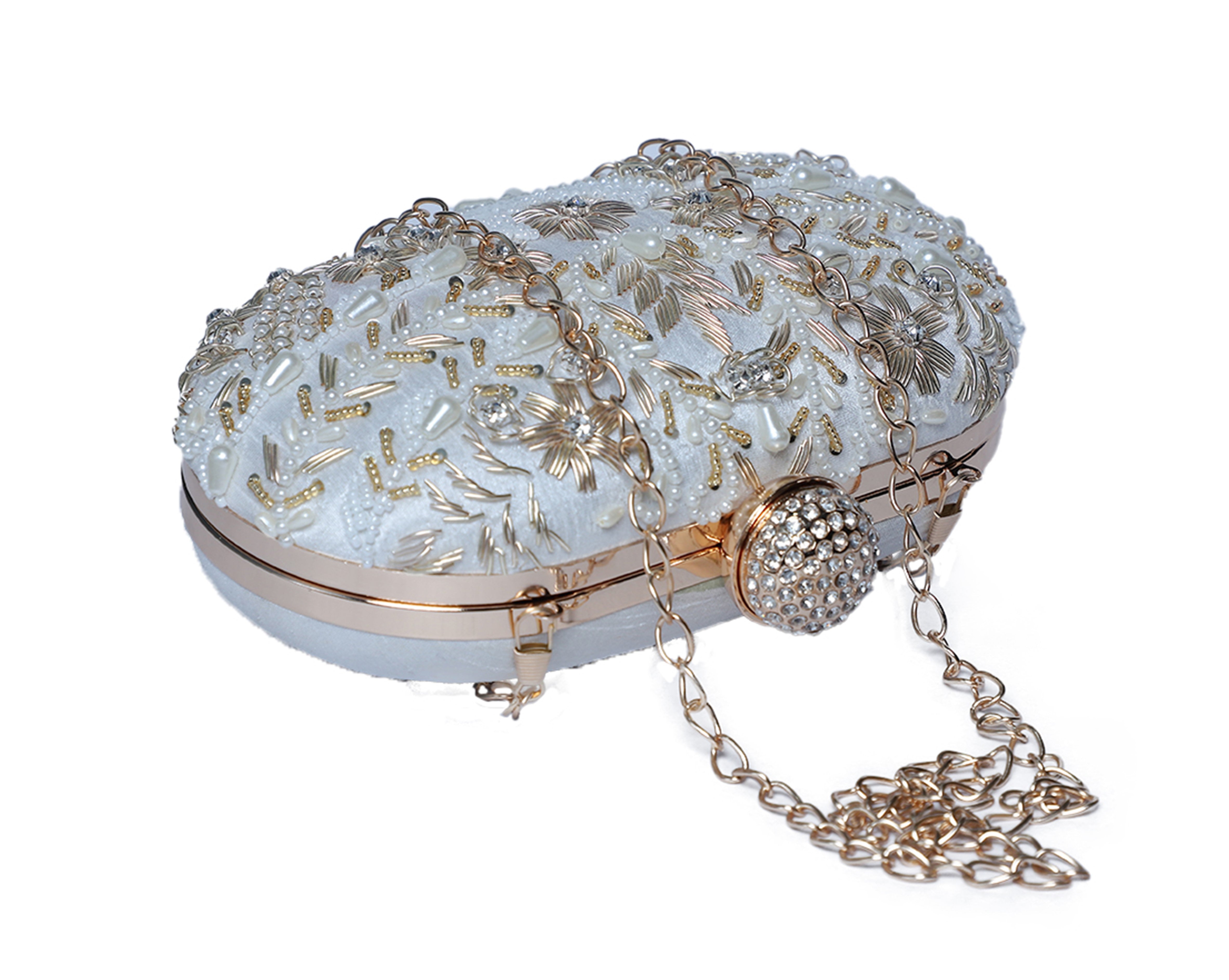 VRPS Embroidered Clutch | Handcrafted VRPS Embroidered Clutch | SWIS-159