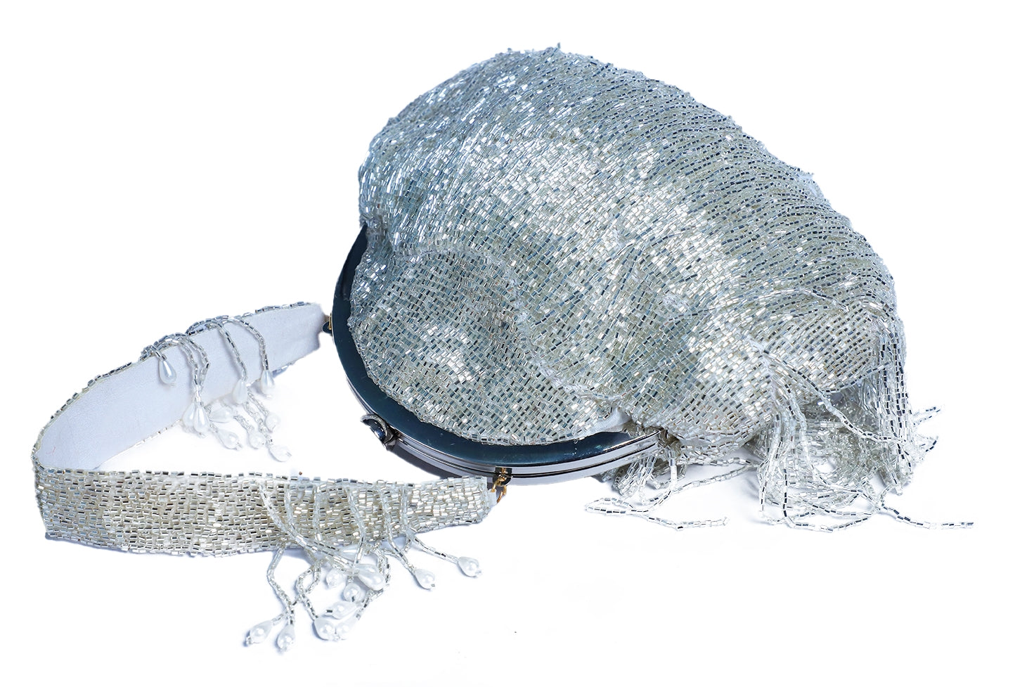 Silver Katdana Work Batua Bag