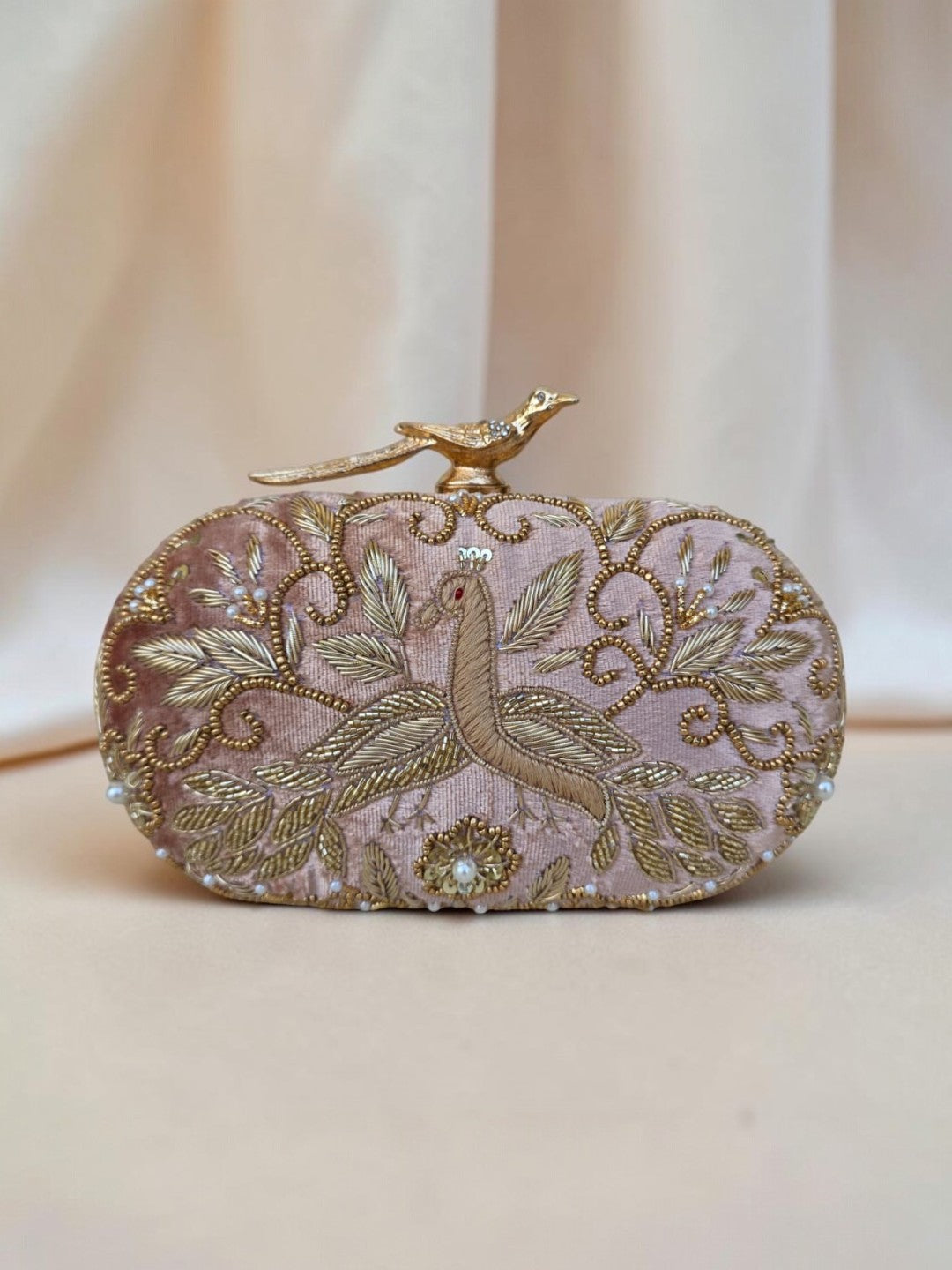 VRPS Embroidered Clutch | Handcrafted Ethnic Bag | SWIS-2026 | Additional Angle