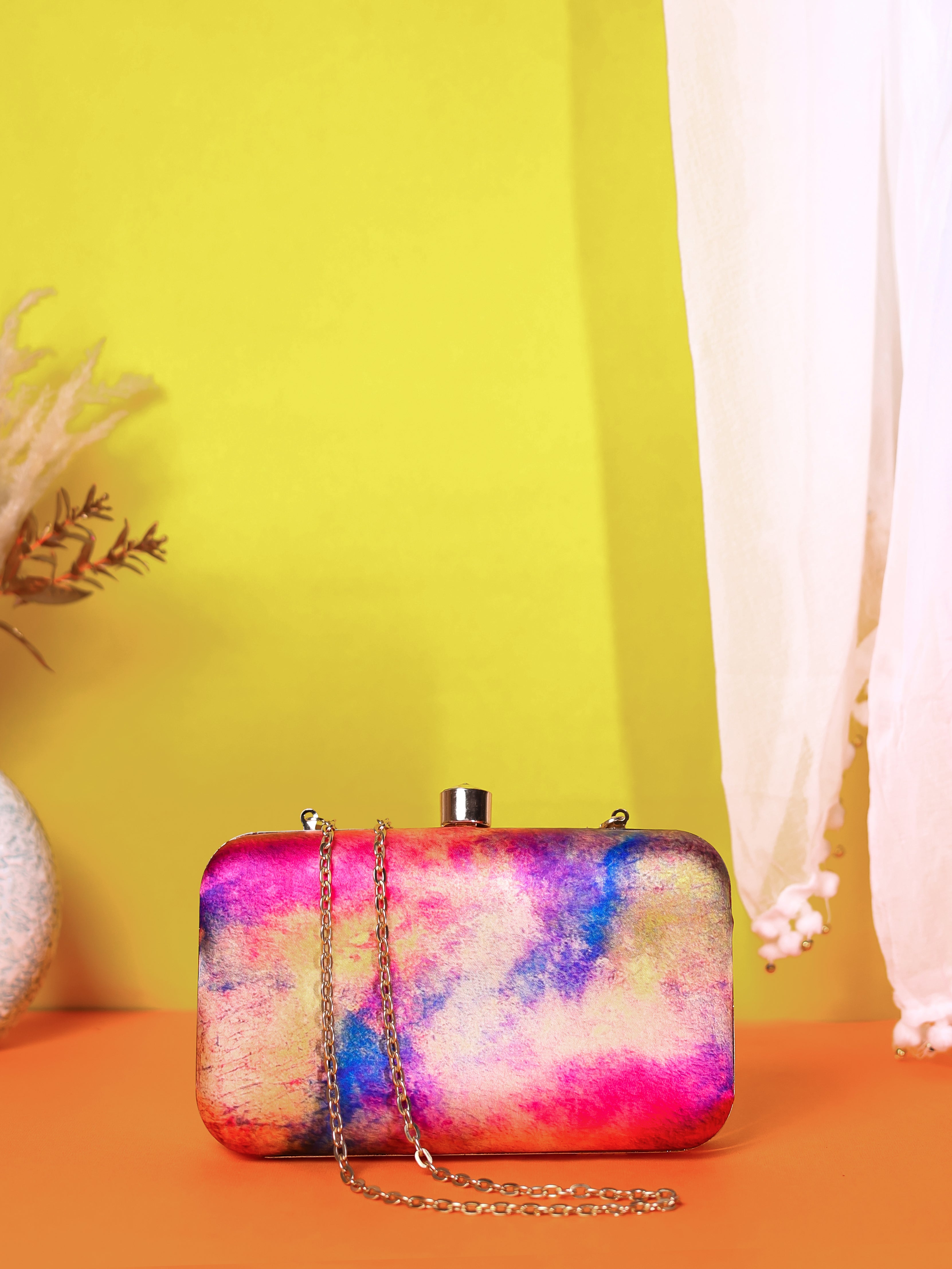 VRPS Printed Clutch | Handcrafted Ethnic Bag | SWIS-1321 | Additional Angle