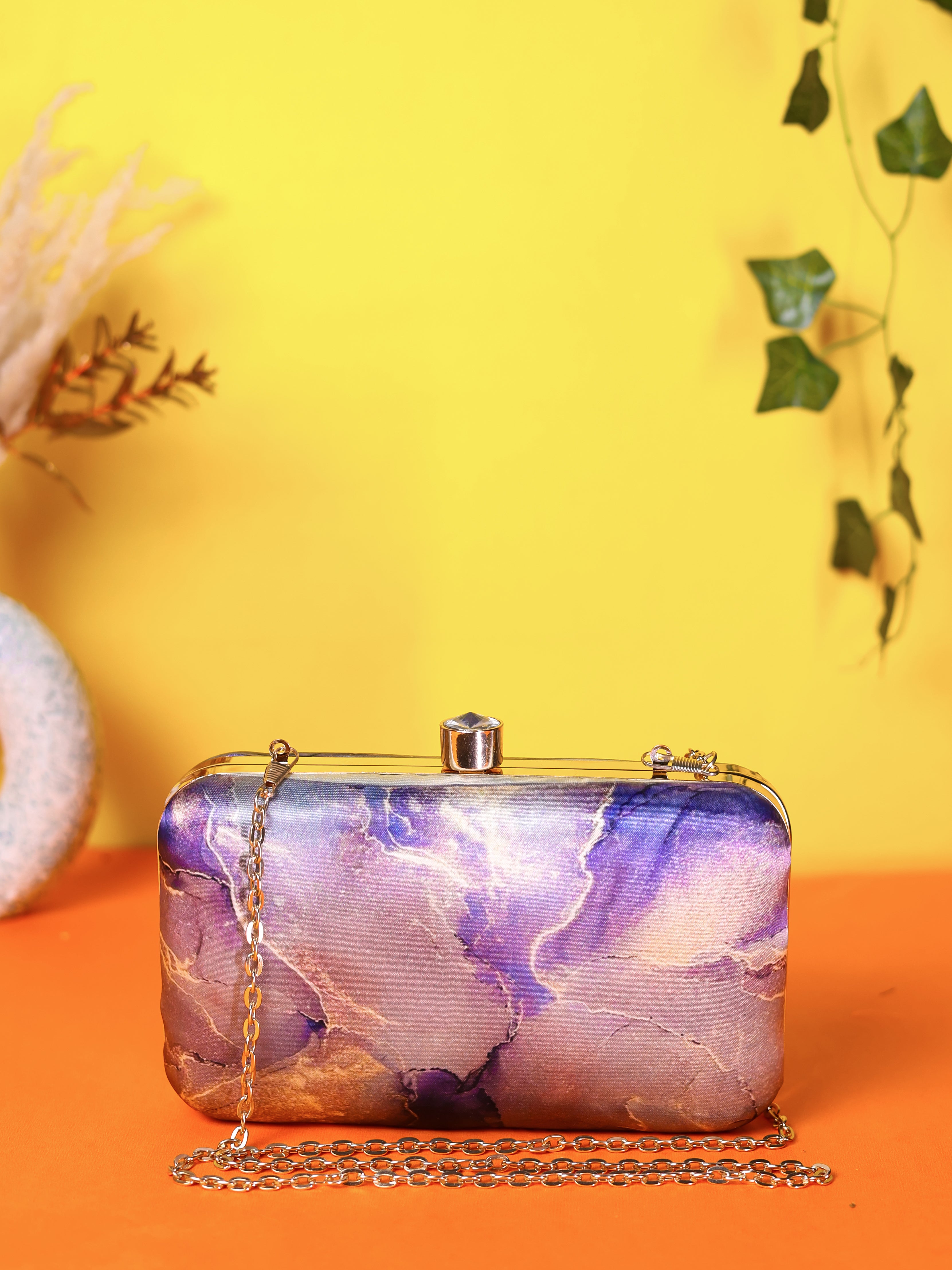 VRPS Printed Clutch | Handcrafted Ethnic Bag | SWIS-1327 | Additional Angle