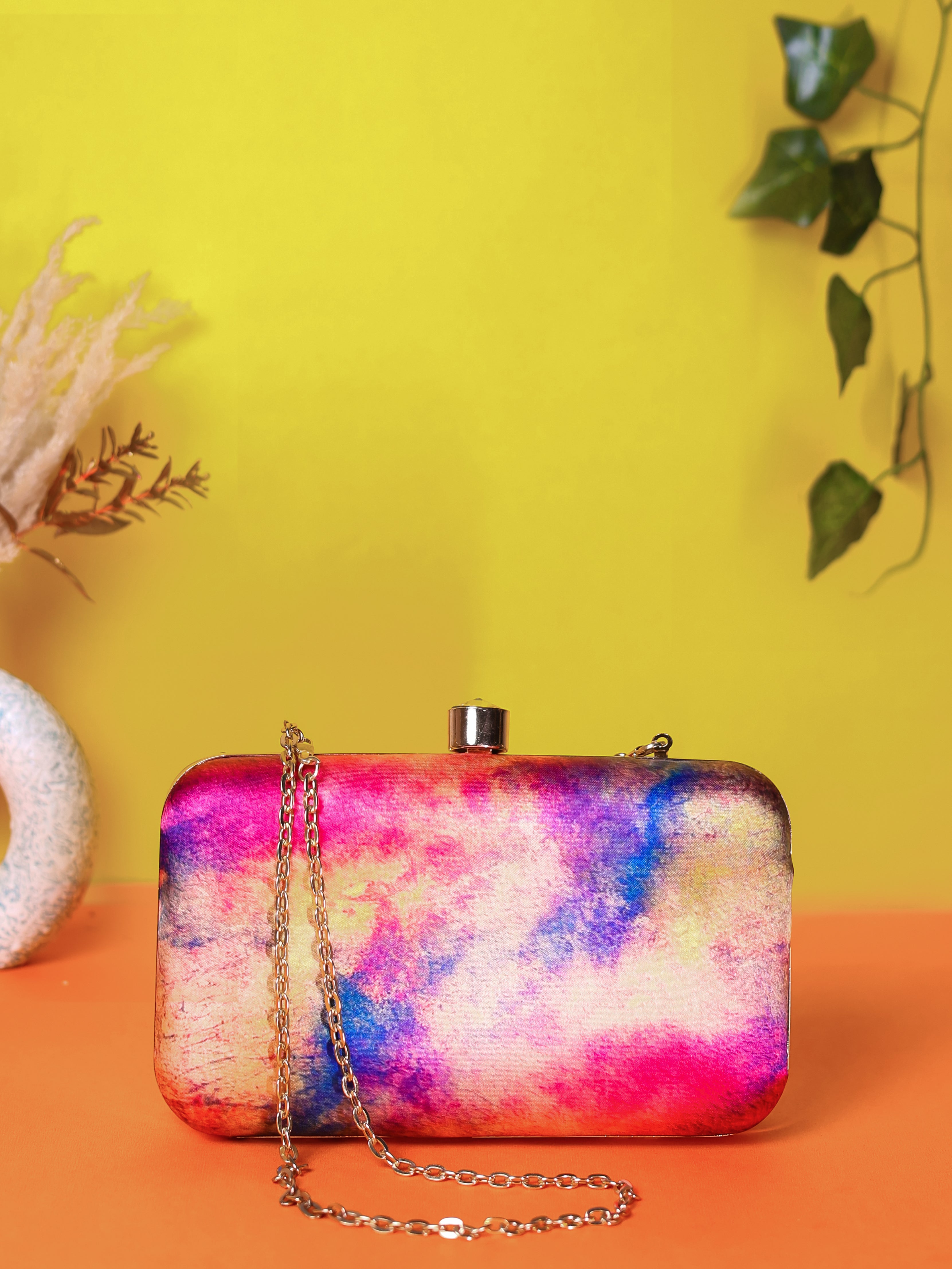 VRPS Printed Clutch | Handcrafted Ethnic Bag | SWIS-1321 | Additional Angle
