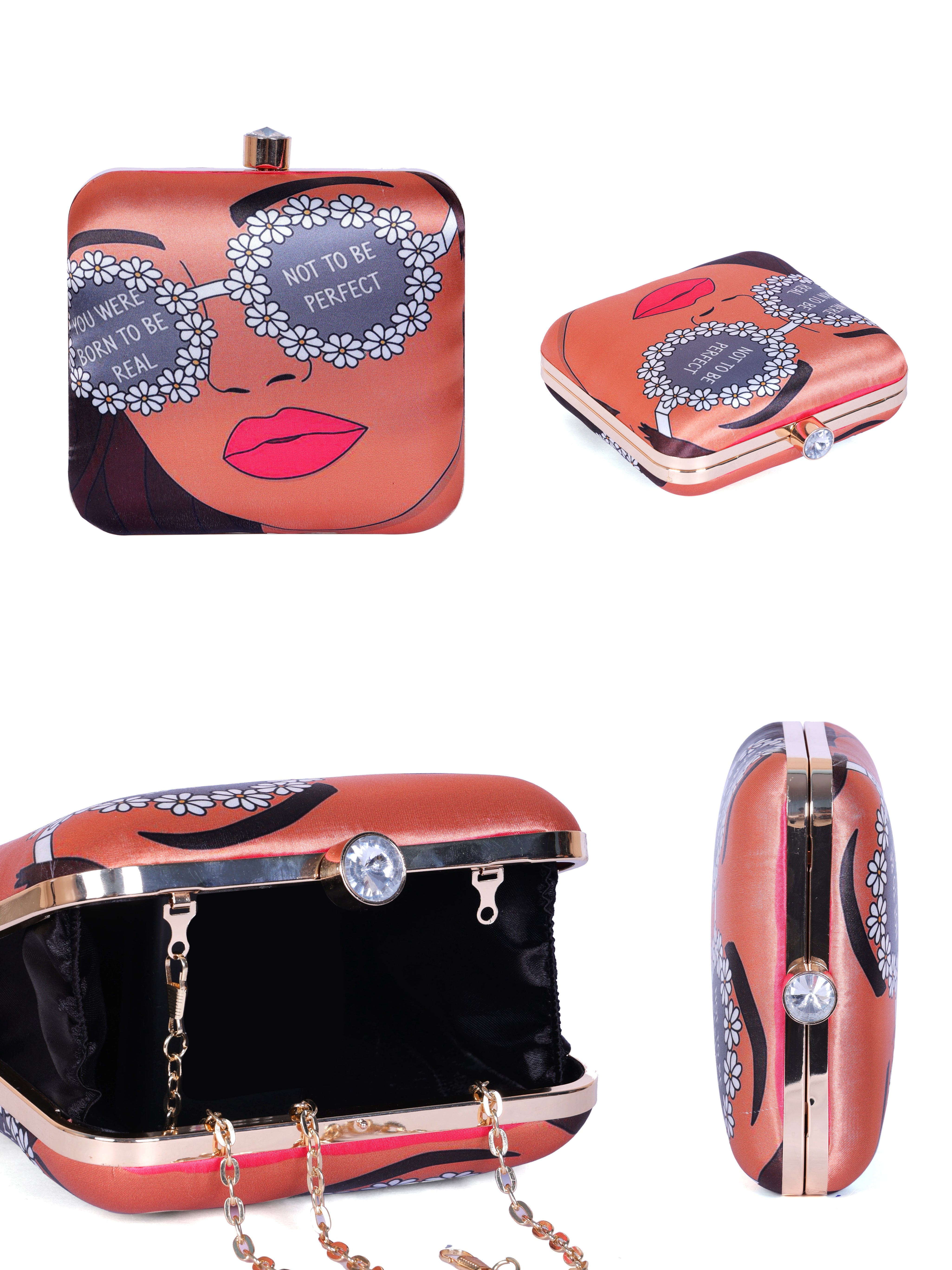 VRPS Printed Clutch | Handcrafted Ethnic Bag | SWIS-1318 | Additional Angle