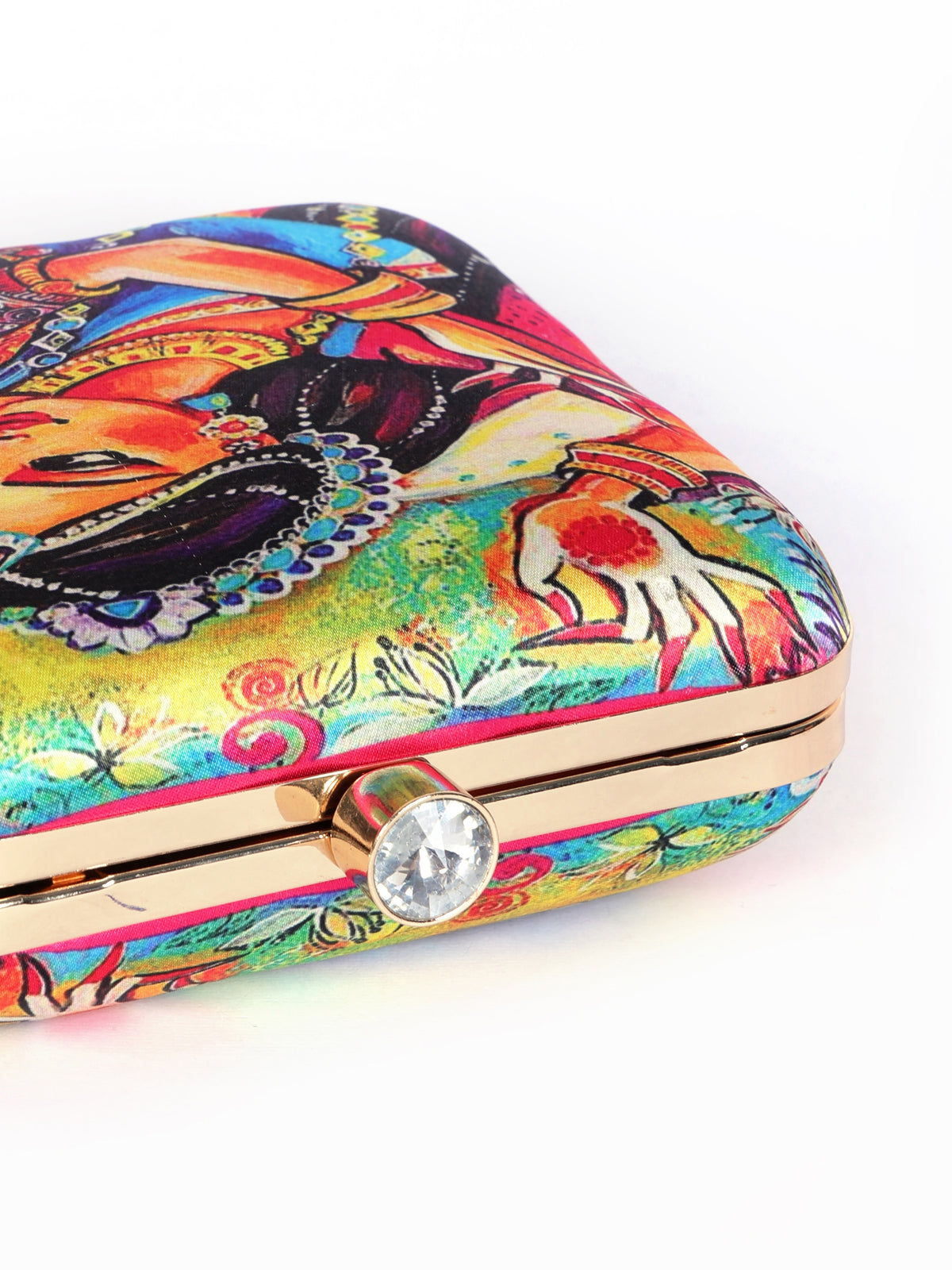 VRPS Printed Clutch | Handcrafted Ethnic Bag | SWIS-1341 | Additional Angle