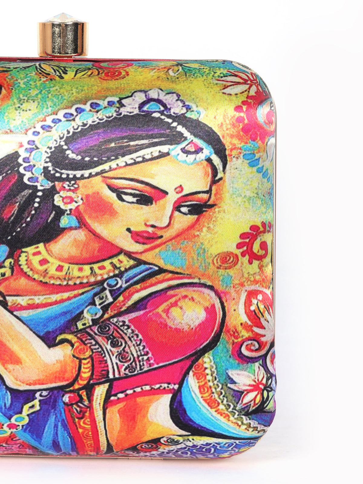 VRPS Printed Clutch | Handcrafted Ethnic Bag | SWIS-1341 | Additional Angle