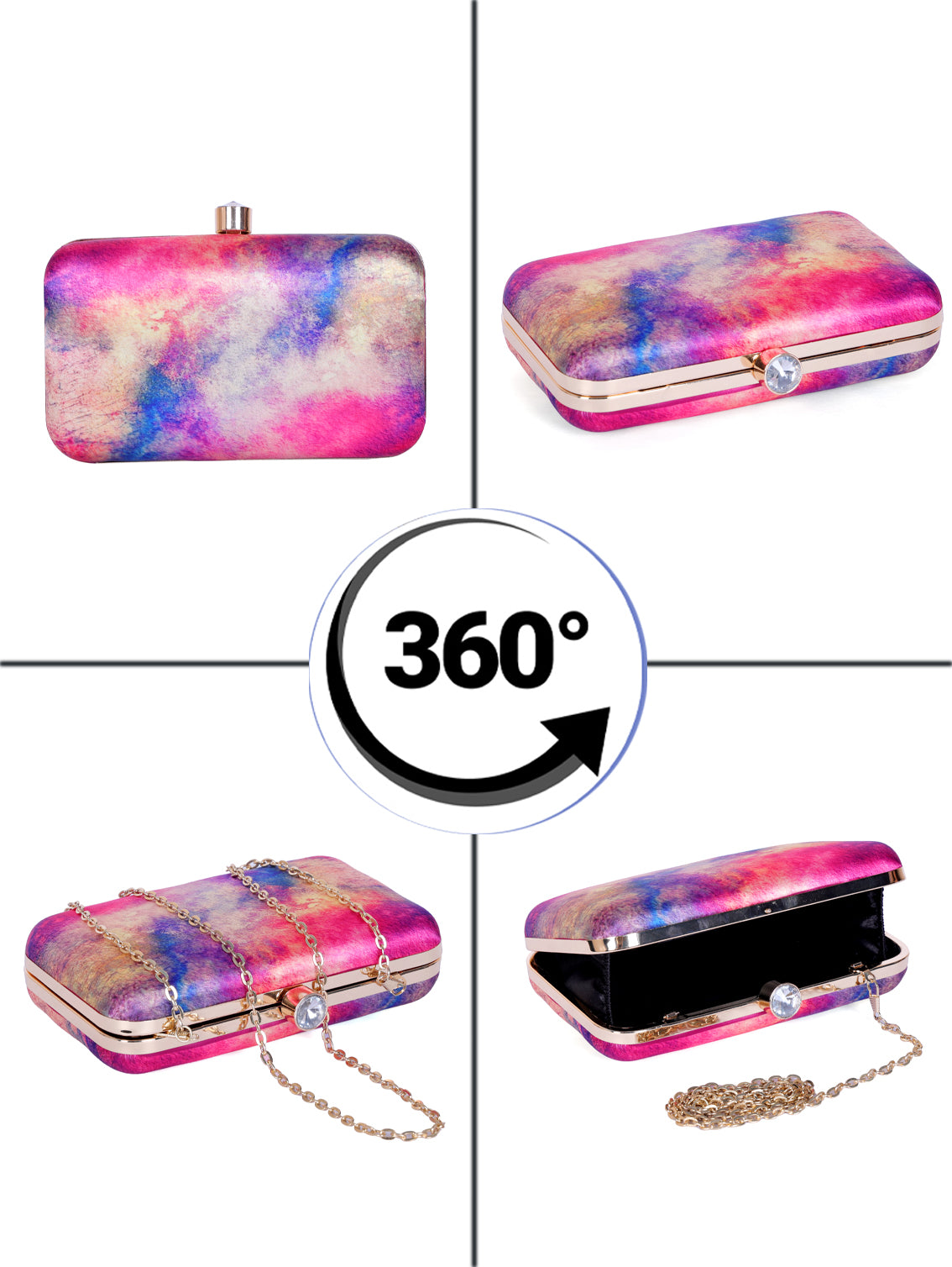 VRPS Printed Clutch | Handcrafted Ethnic Bag | SWIS-1321 | Additional Angle