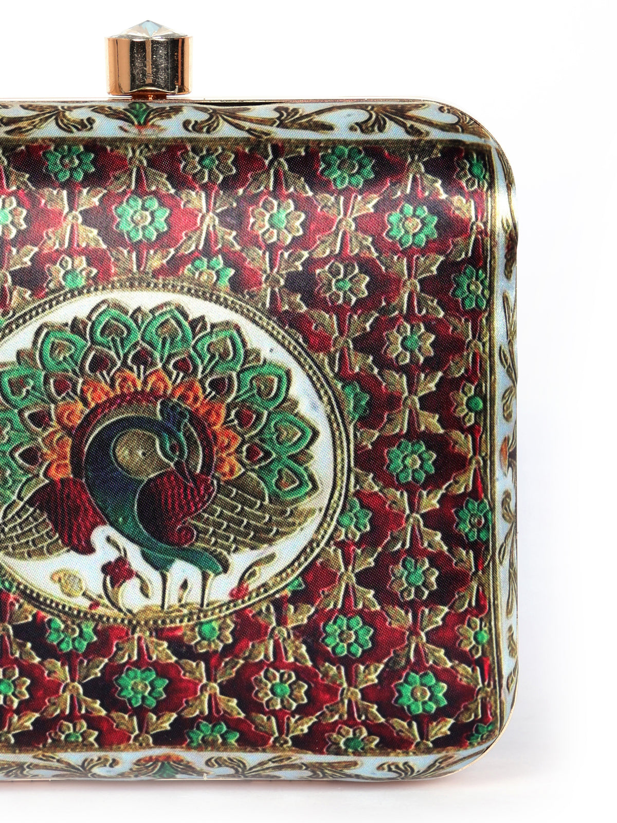 VRPS Printed Clutch | Handcrafted Ethnic Bag | SWIS-1334 | Additional Angle
