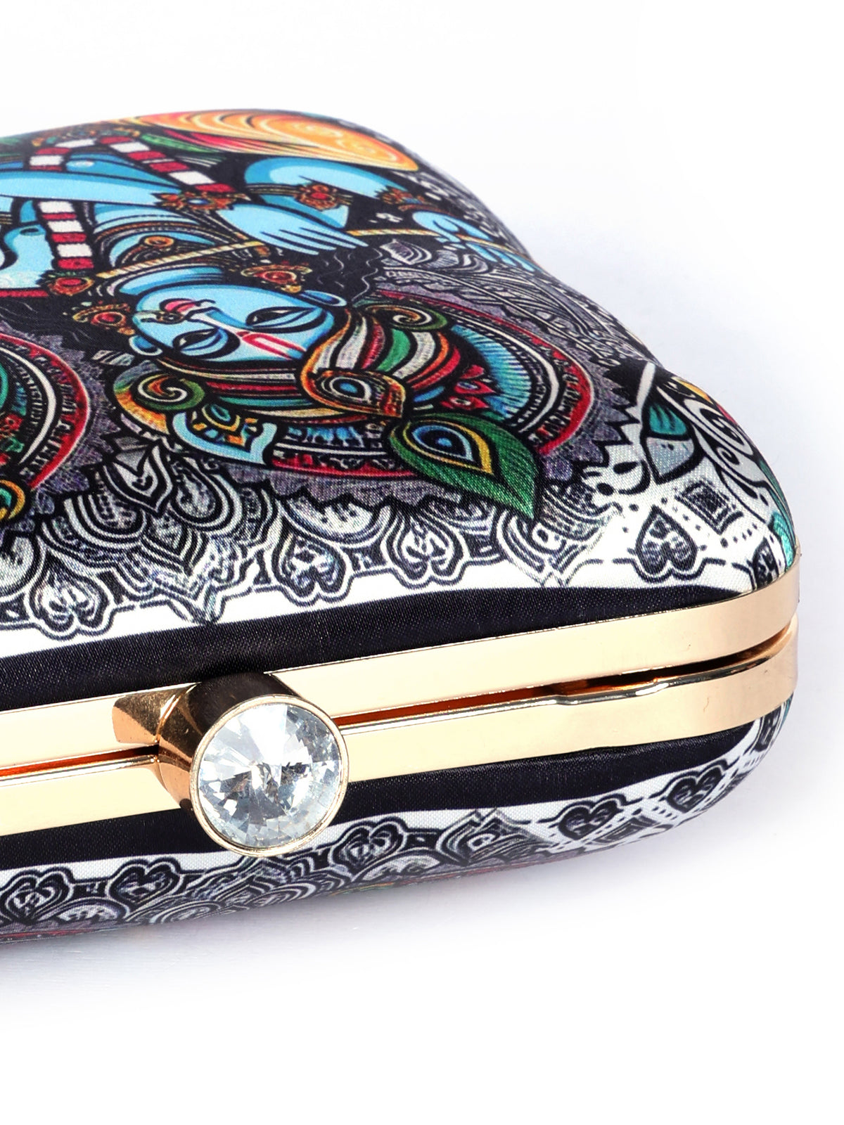 VRPS Printed Clutch | Handcrafted Ethnic Bag | SWIS-1342 | Additional Angle