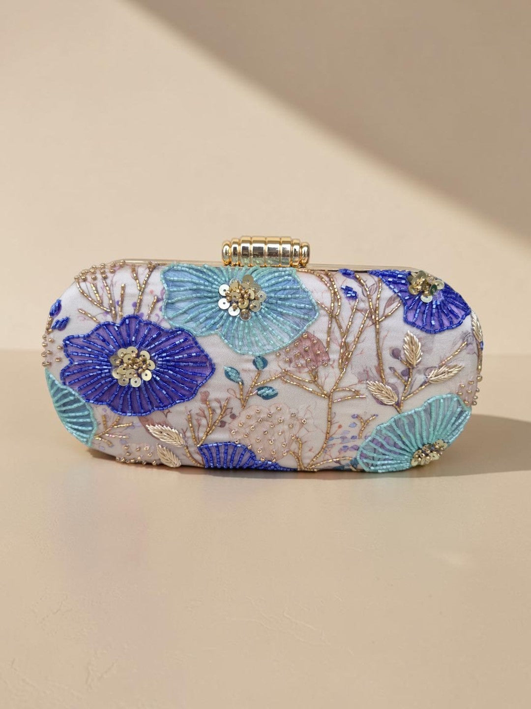 VRPS Printed Embroidered Clutch | Handcrafted Ethnic Bag | SWIS-4510 | Additional Angle