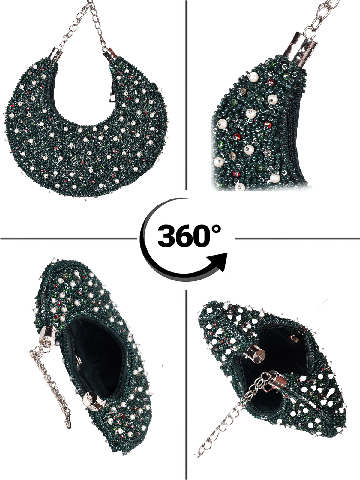VRPS Moon Bags | Handcrafted Ethnic Bag | SWIS-2309 | Additional Angle