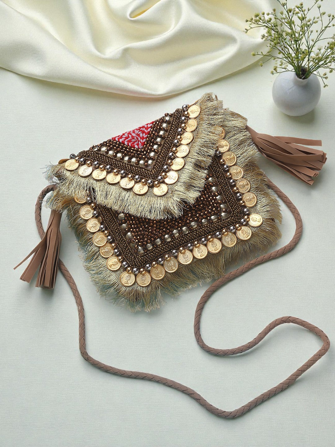 VRPS Banjara Boho Bag | Handcrafted Ethnic Bag | SWIS-903 | Additional Angle
