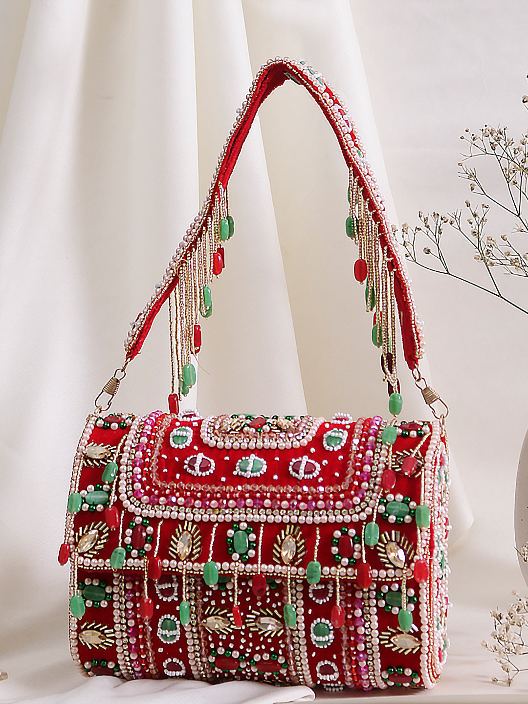 Embellished Bride Clutch