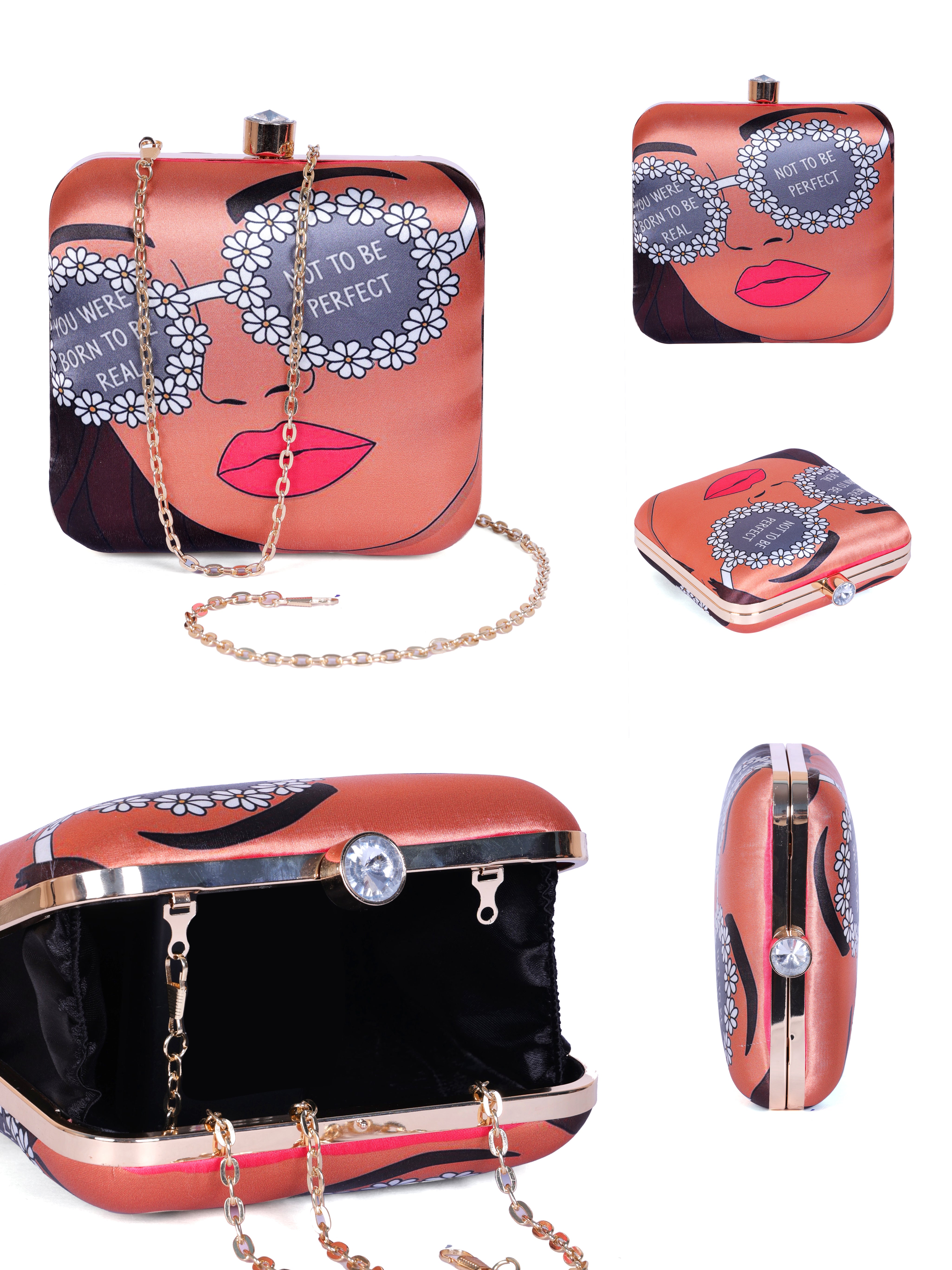 VRPS Printed Clutch | Handcrafted Ethnic Bag | SWIS-1318 | Additional Angle