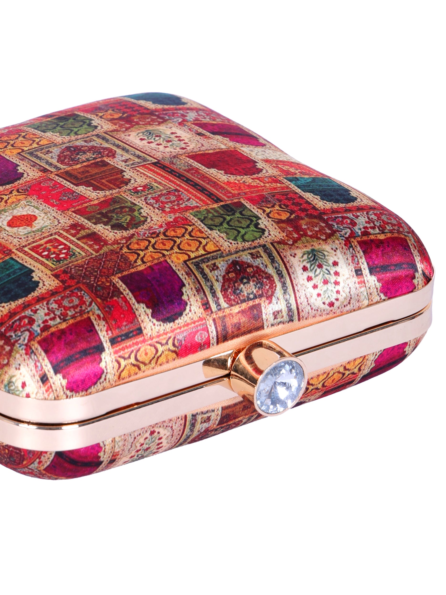 VRPS Printed Clutch | Handcrafted Ethnic Bag | SWIS-1317 | Additional Angle