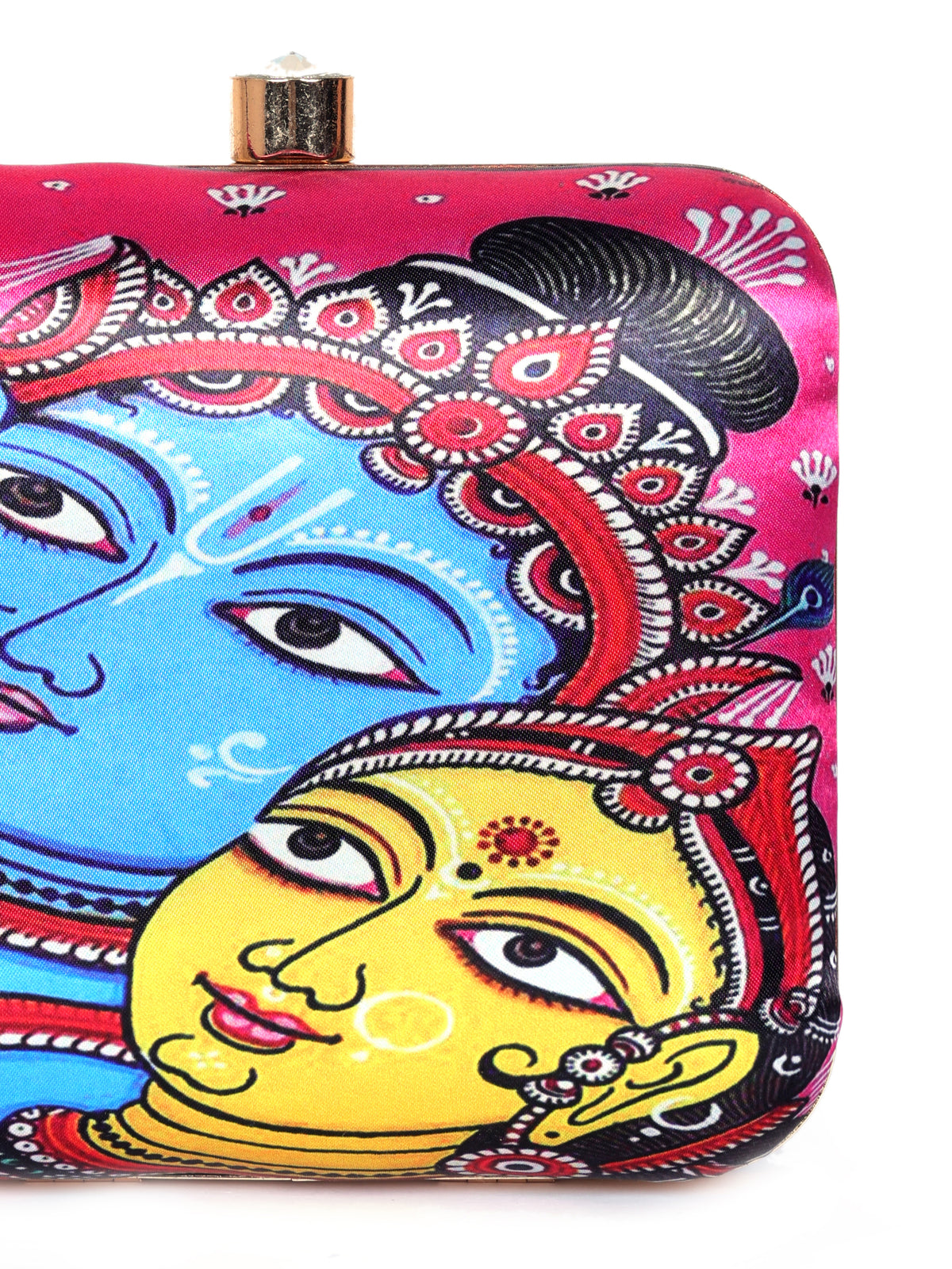 VRPS Printed Clutch | Handcrafted Ethnic Bag | SWIS-1335 | Additional Angle