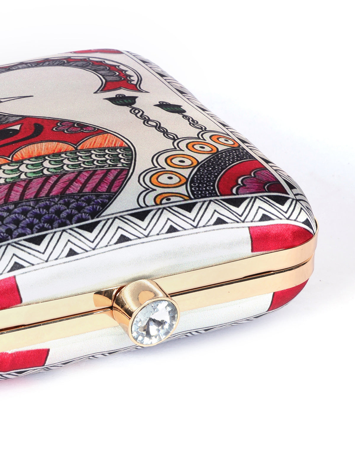 VRPS Printed Clutch | Handcrafted Ethnic Bag | SWIS-1343 | Additional Angle