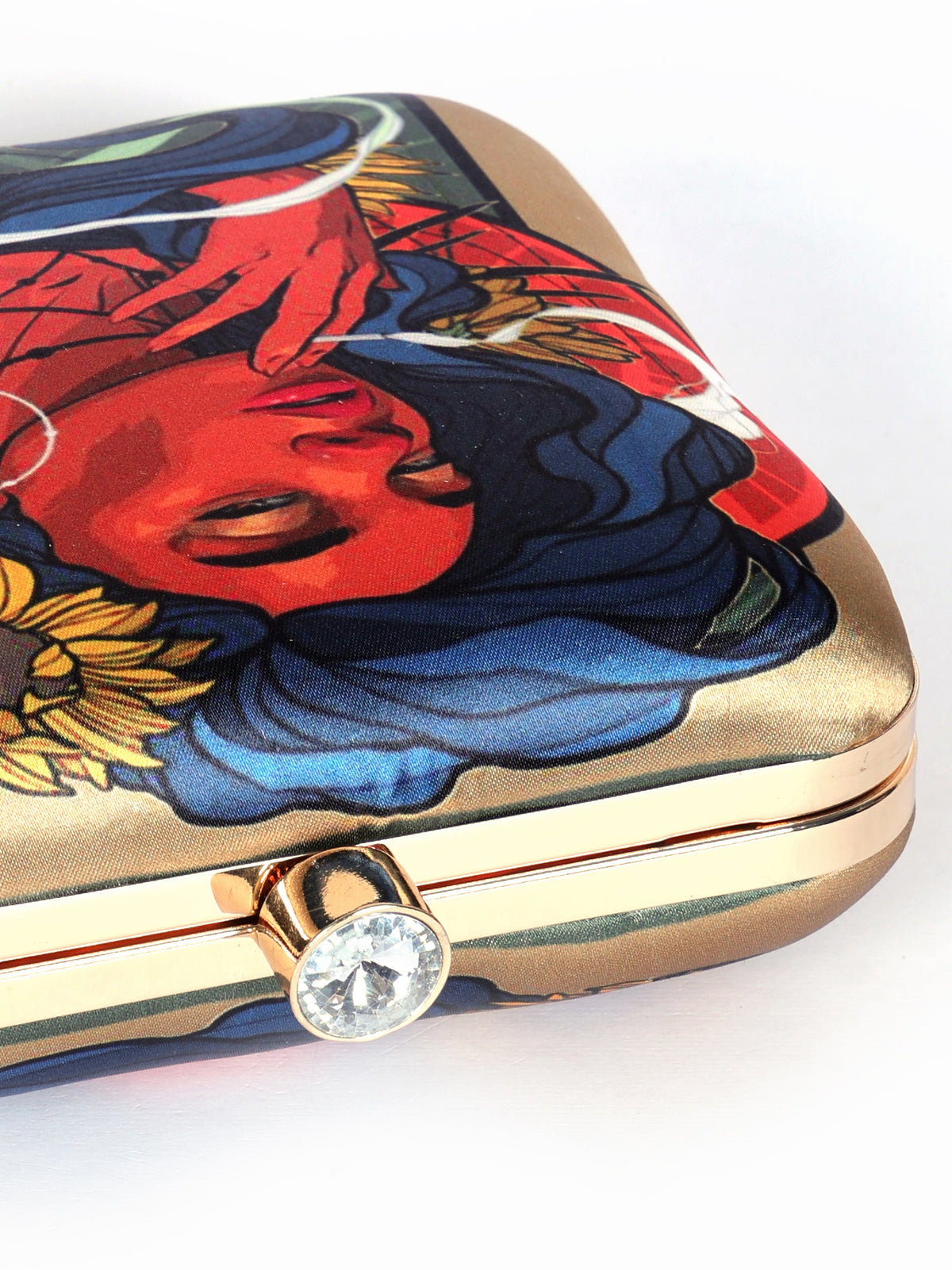VRPS Printed Clutch | Handcrafted Ethnic Bag | SWIS-1338 | Additional Angle